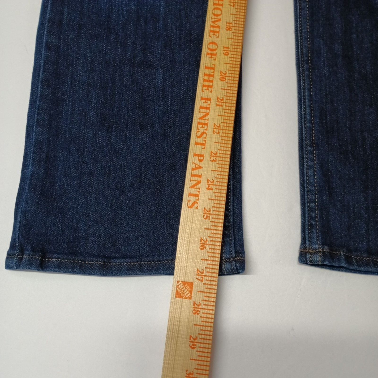 Lee Lee Straight Leg Jeans Women's 14 Short Size 33x27 Blue Size 36" / US 14 / IT 50 - 4 Thumbnail