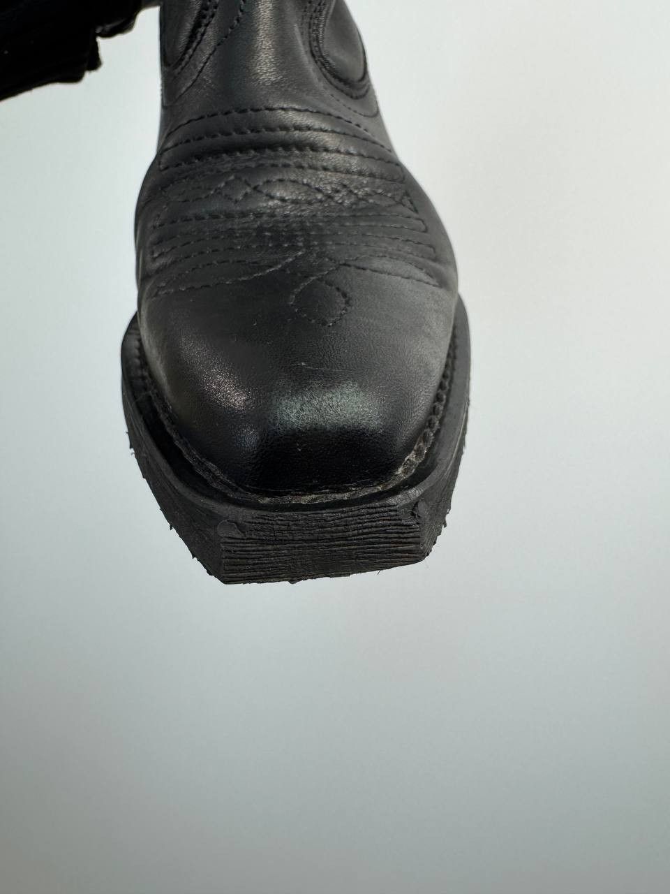 Steve Madden Steve Madden Black Leather Cowboy Boots Womens Size 6 EU 36 Size US 6 / IT 36 - 7 Thumbnail