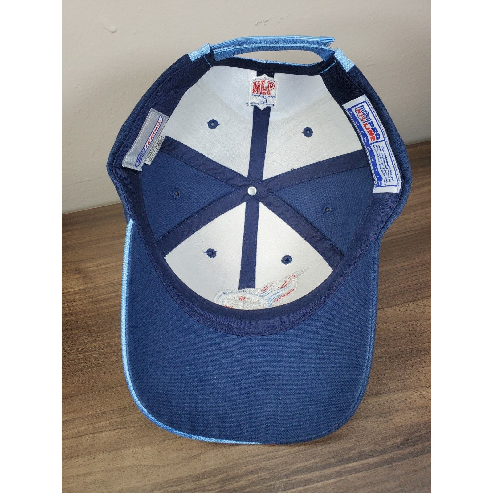 NFL × Reebok × Vintage Tennessee Titans Hat Cap PRO LINE Football Y2K Strap Back Size ONE SIZE - 8 Thumbnail