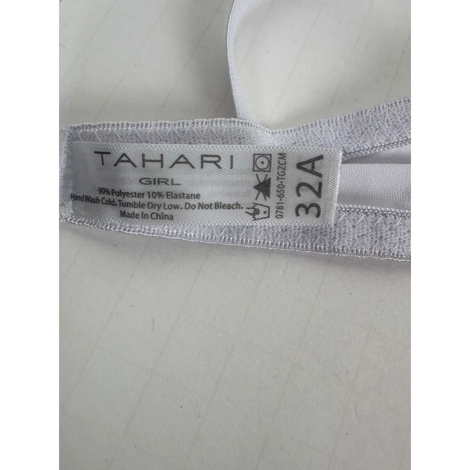 Vintage Tahari White Padded Wireless Bra Womens Size 32A Size ONE SIZE - 6 Thumbnail