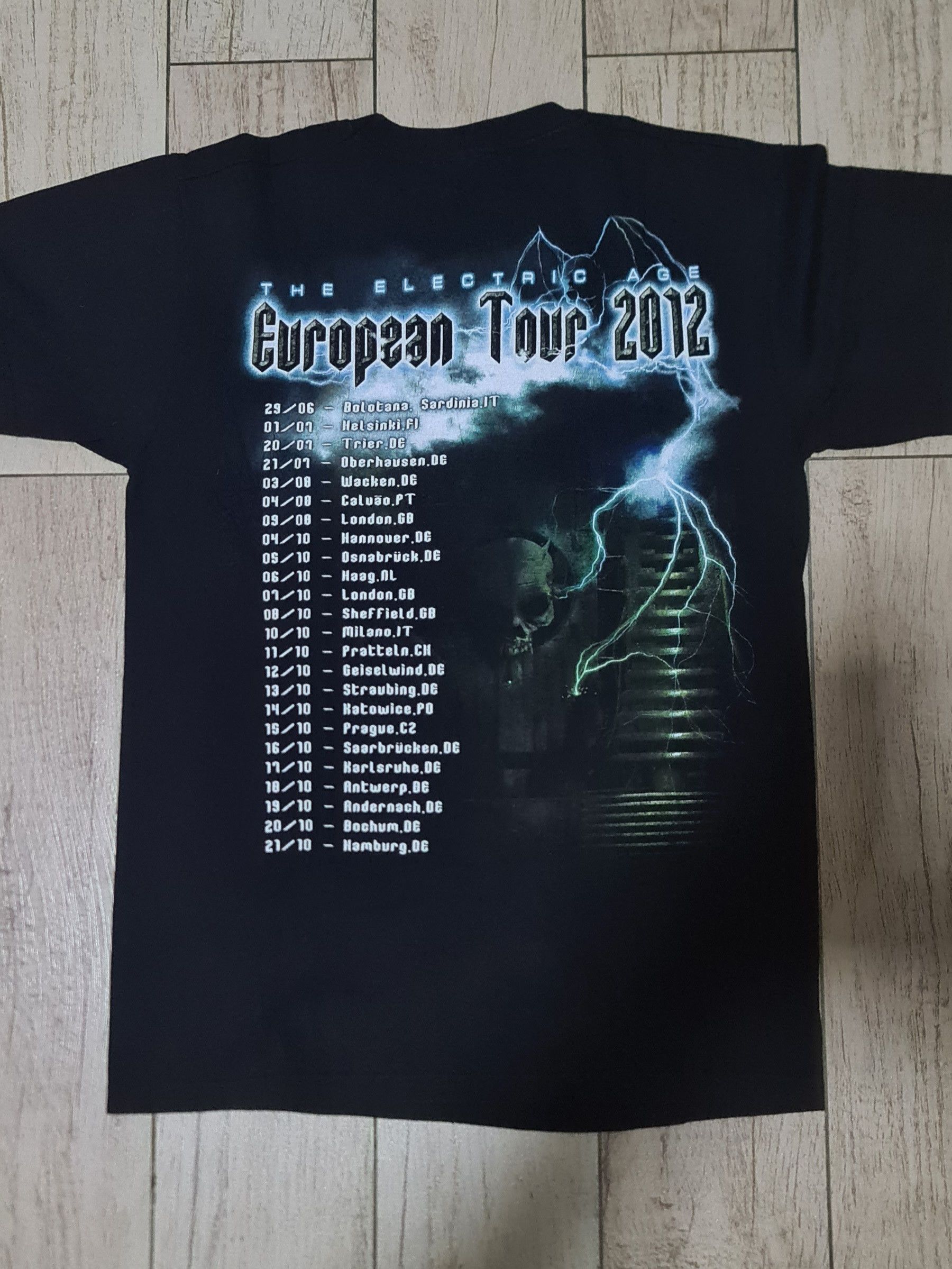 Band Tees × Vintage Vintage Over Kill Europan Tour 2012 tshirt Size US M / EU 48-50 / 2 - 5 Thumbnail