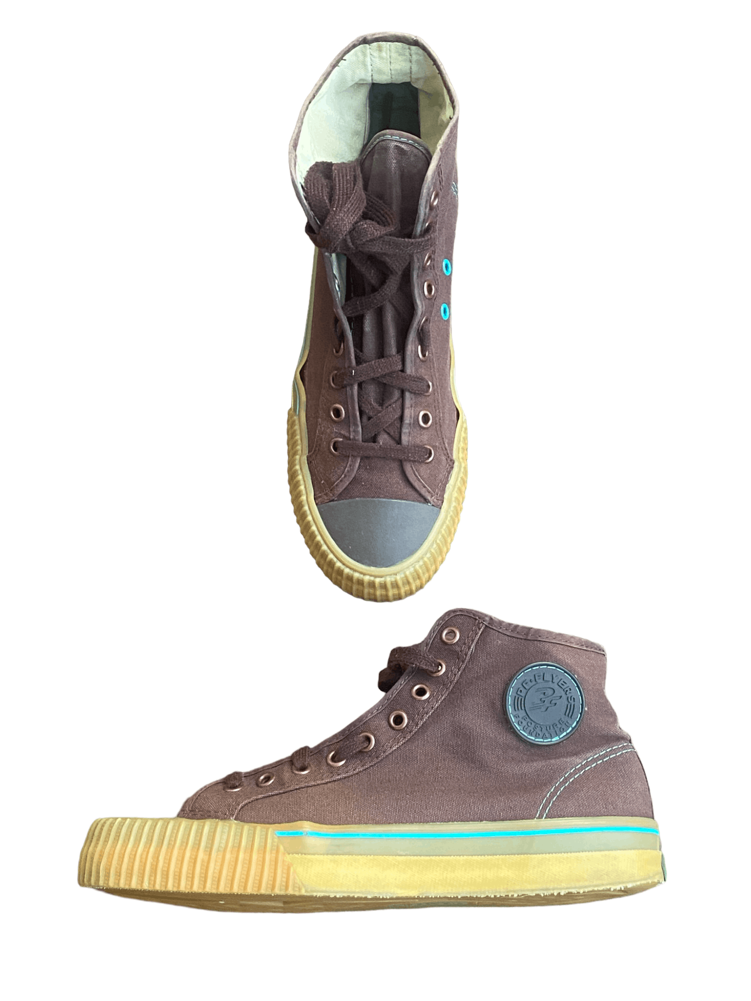 P.F. Flyers × Vintage PF Flyers Vintage Hi-Top Tennis Sneakers - 10 Size US 10 / EU 43 - 9 Thumbnail