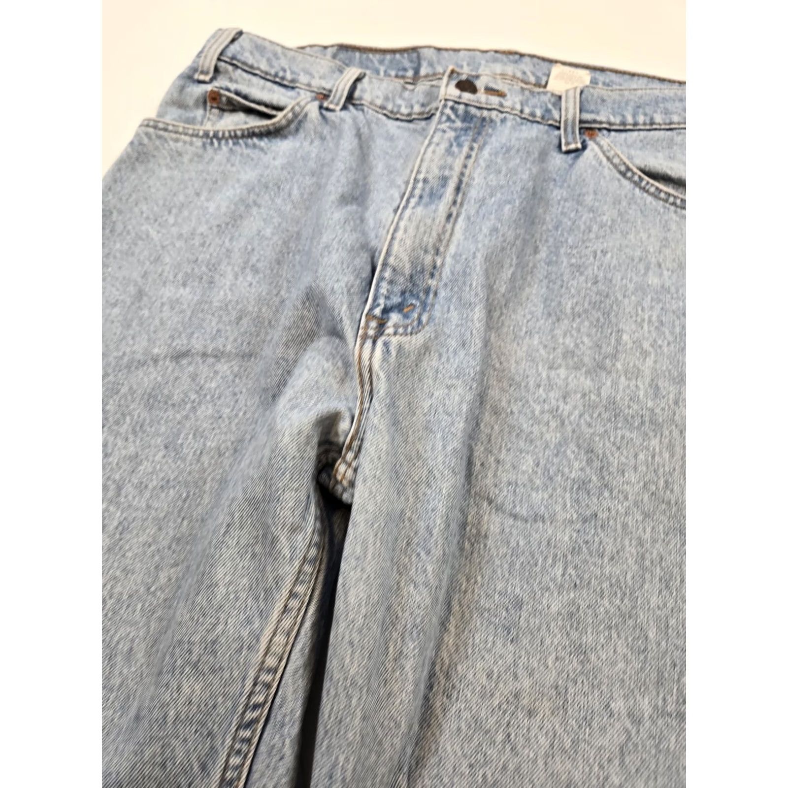 Levi's VINTAGE Levi'S 505 Jeans Mens Light Wash Blue Regular Fit Straight Leg Denim Size US 38 / EU 54 - 3 Thumbnail
