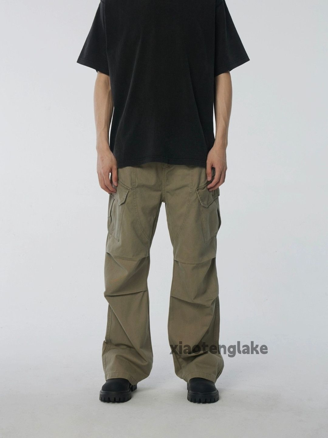 Designer × Japanese Brand × Vintage washed faded cleanfit yuppie utility military cargo pants Size US 30 / EU 46 - 2 Thumbnail