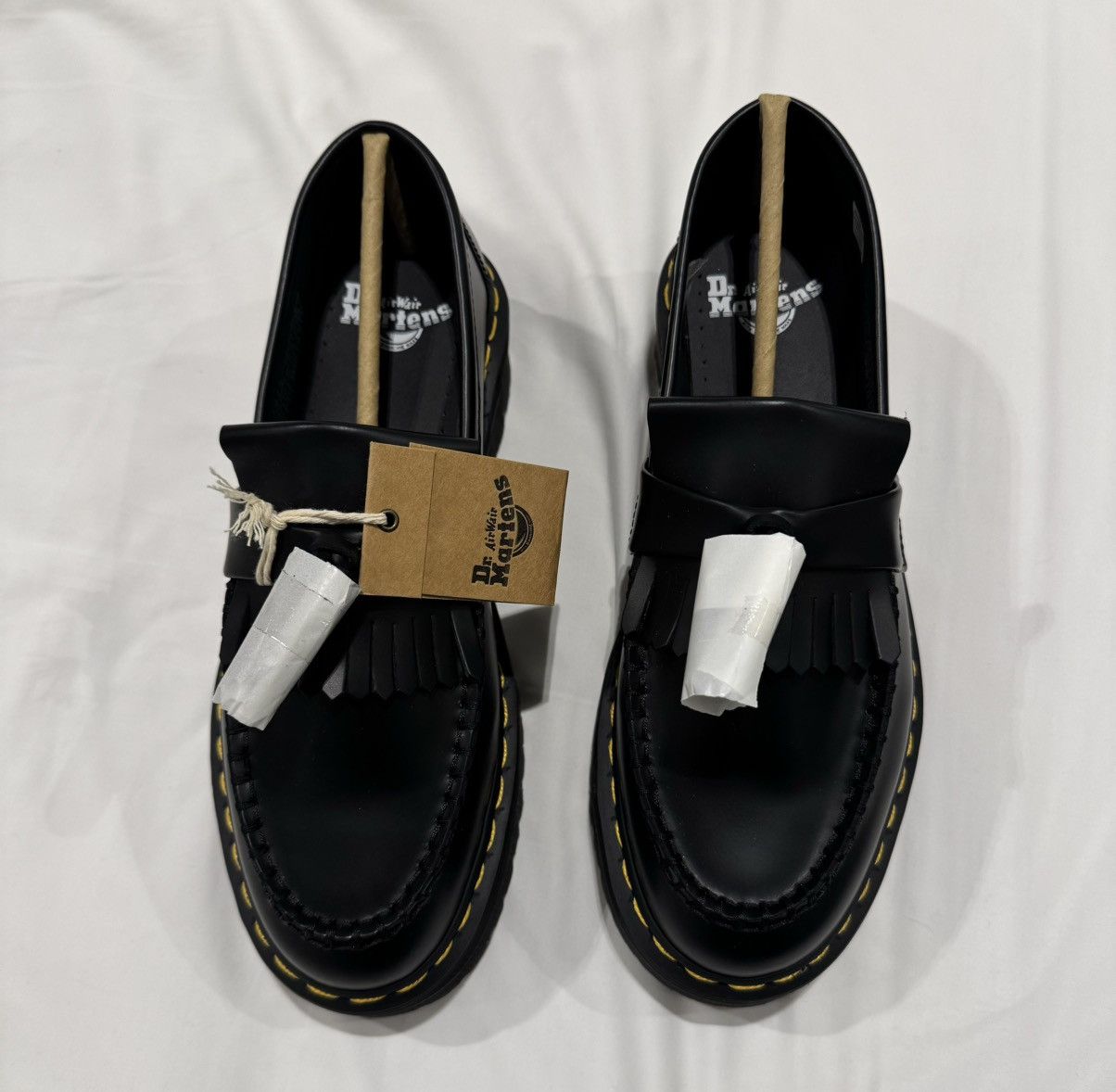 Dr. Martens Adrian quad loafers in black smooth leather Size US 9 / EU 42 - 1 Thumbnail