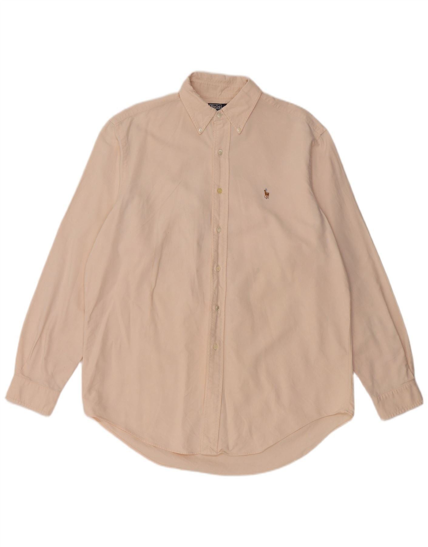 Polo Ralph Lauren Mens Shirt 16 1/2 Large Pink Cotton Size US L / EU 52-54 / 3 - 1 Thumbnail