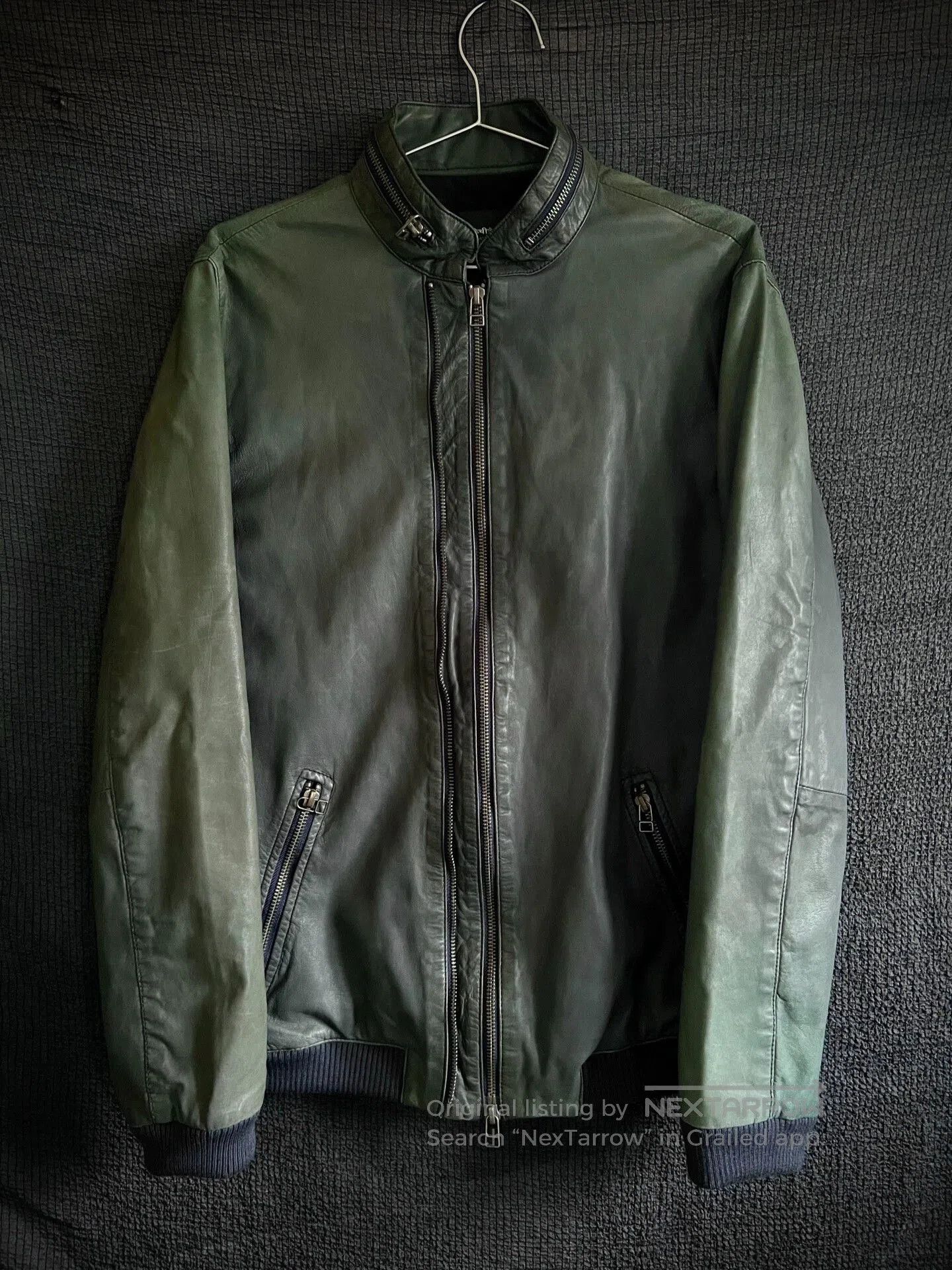 Rick Owens Avant-Garde Black Leather Jacket. Size US M / EU 48-50 / 2 - 1 Thumbnail
