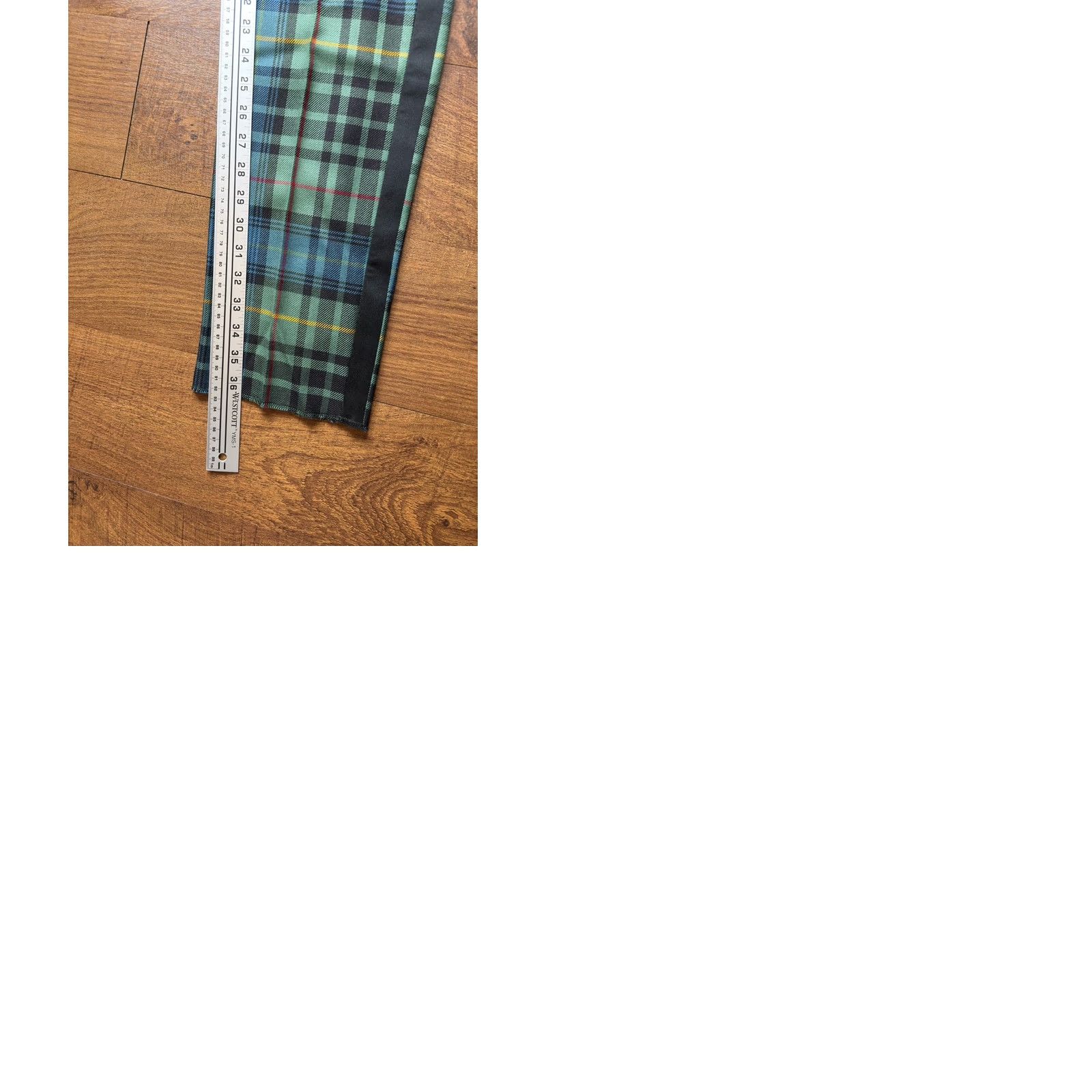 Todd Snyder NWT Todd Snyder Italian Peak Lapel Tuxedo Suit Wool Tartan Plaid Mens Size 40L Jacket Pants 2 Piece Green Wool Peak Taupe/Green? Size 40R - 12 Thumbnail