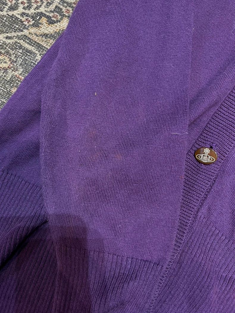 Vivienne Westwood Vivienne Westwood size3 Skull purple Saturn knit cardigan j Size M / US 6-8 / IT 42-44 - 7 Thumbnail