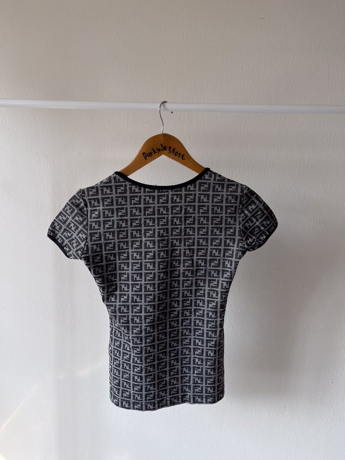 Fendi 90s Fendi Monogram Tee Size S / US 4 / IT 40 - 5 Thumbnail