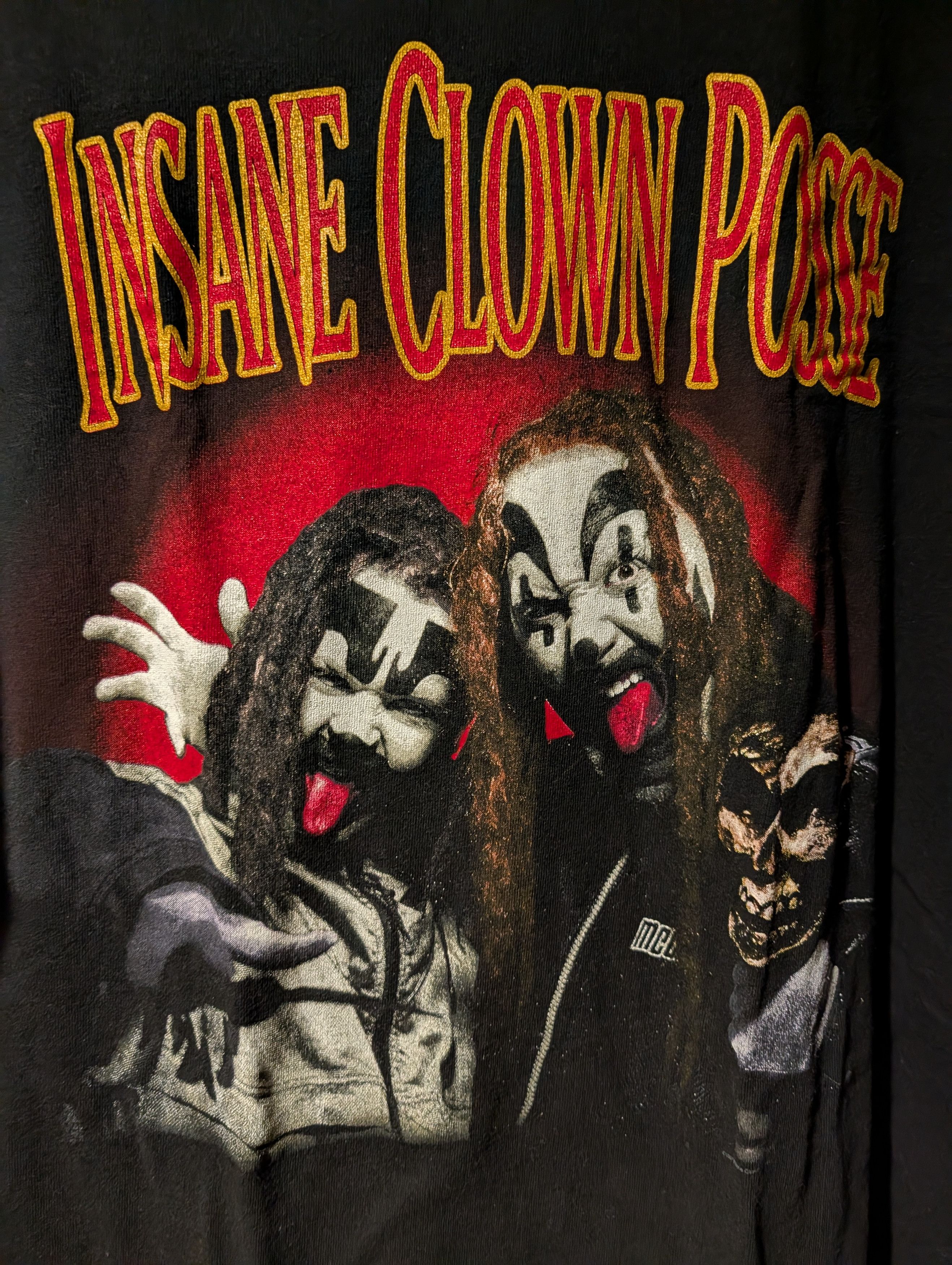 Band Tees Vintage 1997 Insane Clown Posse Wicked Clown X-Large T-Shirt Size US XL / EU 56 / 4 - 2 Thumbnail