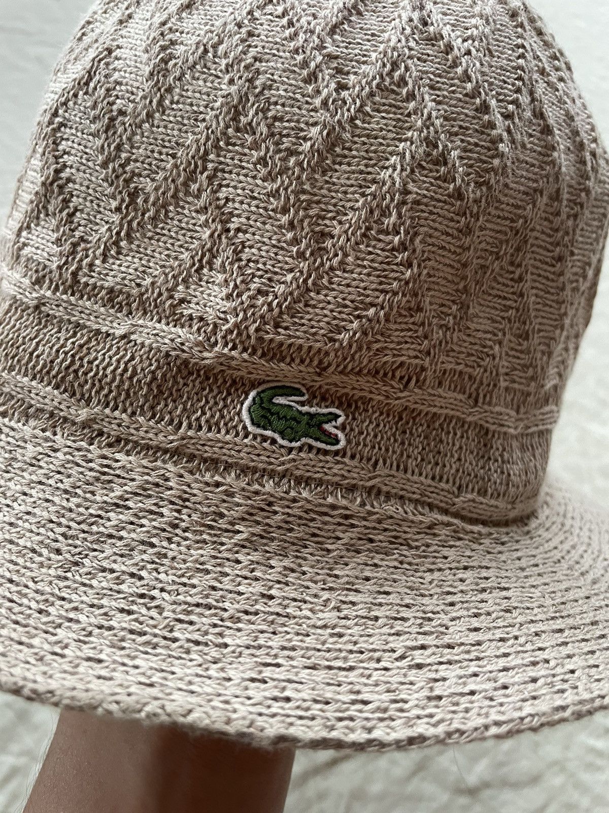 Lacoste × Vintage Vintage Lacoste Knit Bucket Hat Size ONE SIZE - 4 Thumbnail