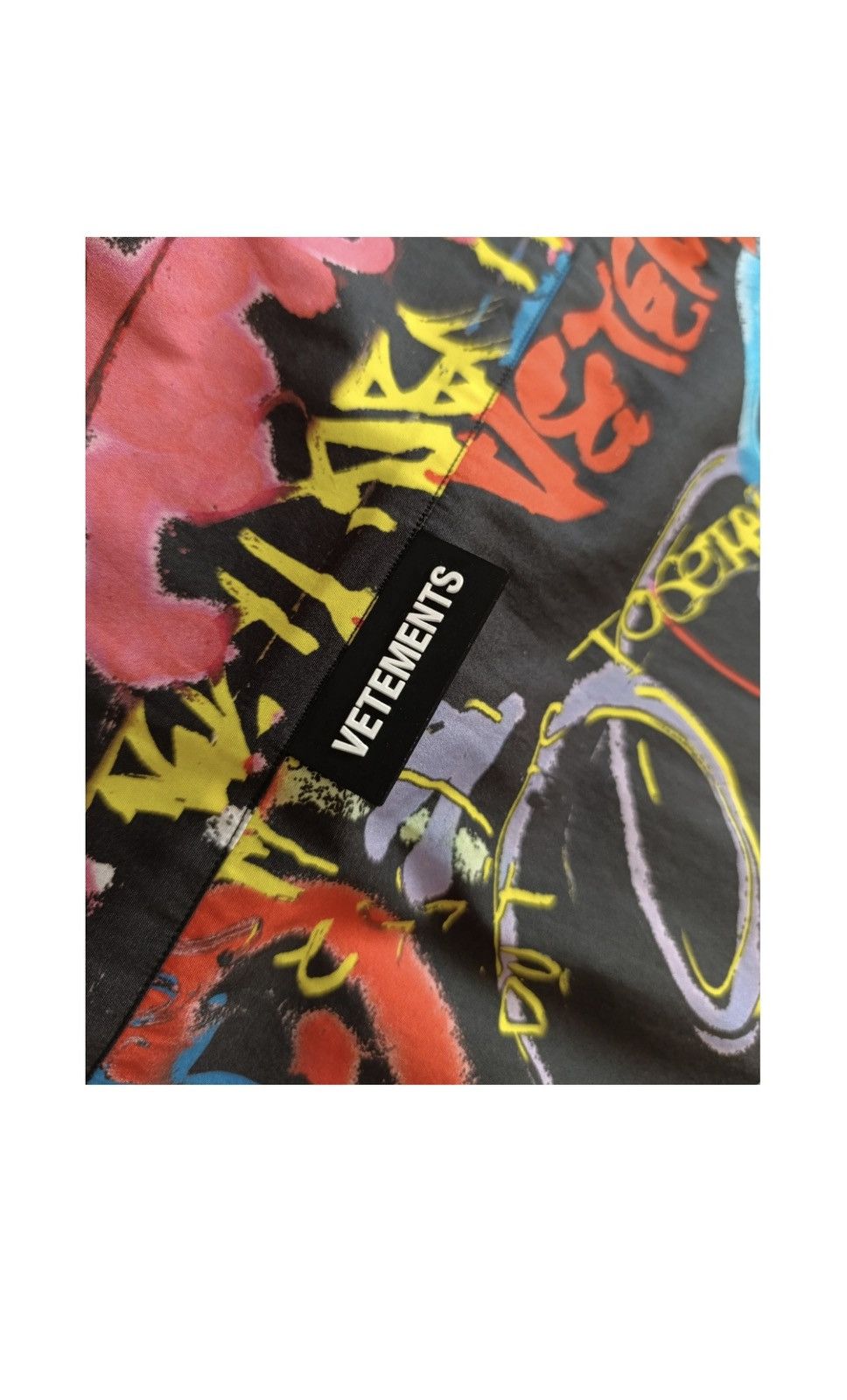 Vetements Vetements Black Graffiti Shirt Size US M / EU 48-50 / 2 - 8 Thumbnail
