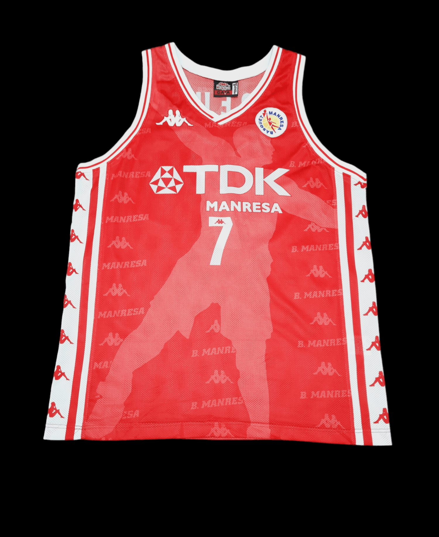 Kappa Vintage Manresa Basketball jersey Size US XL / EU 56 / 4 - 1 Thumbnail