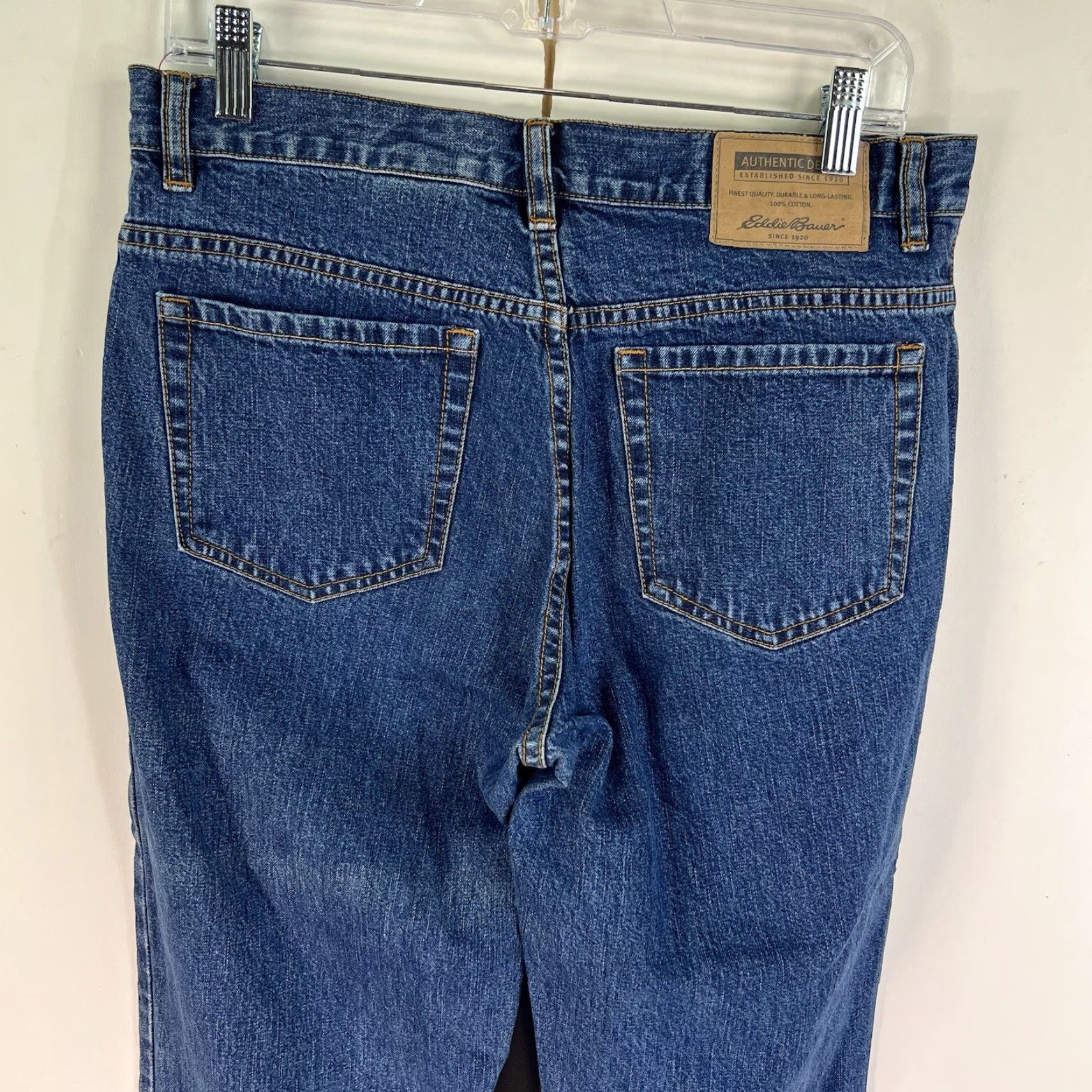 Eddie Bauer Eddie Bauer Jeans Women Reg Fit Straight Leg Denim Size 8 Blue 30X32 Size 30" / US 8 / IT 44 - 6 Thumbnail