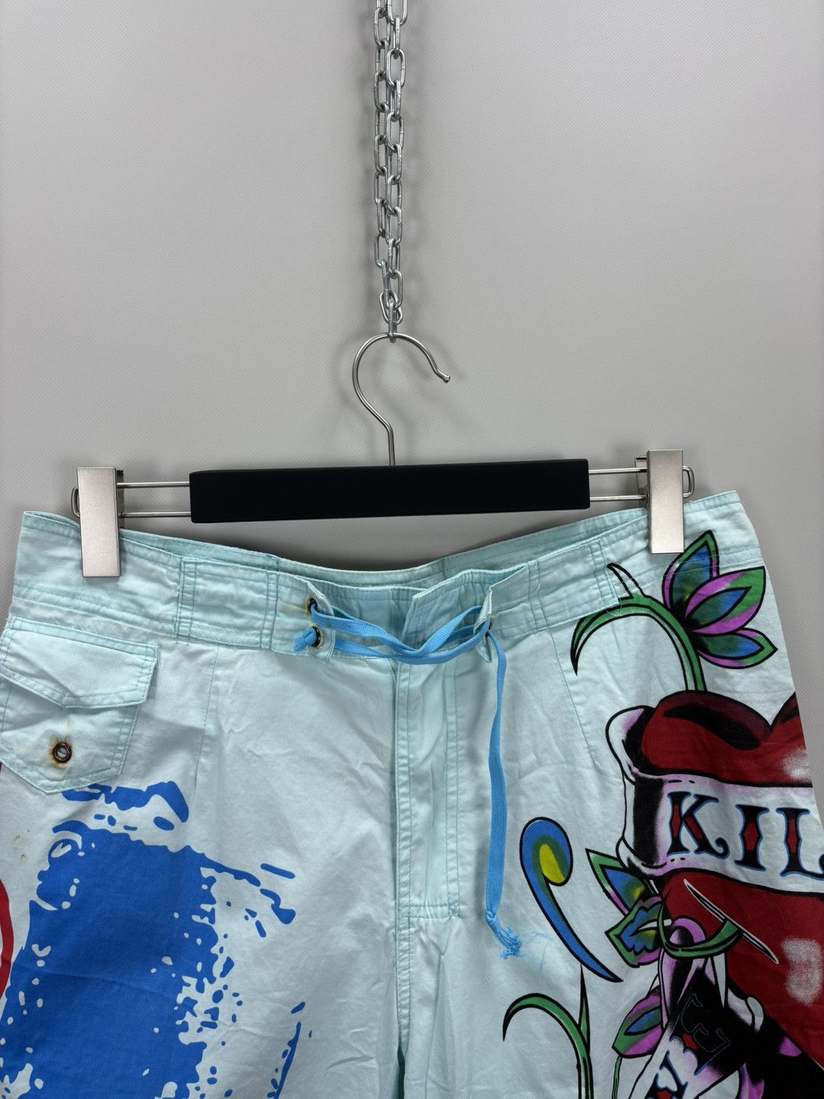 Ed Hardy Mens shorts Ed Hardy Size XL Color Multicolor Size US 35 - 3 Thumbnail