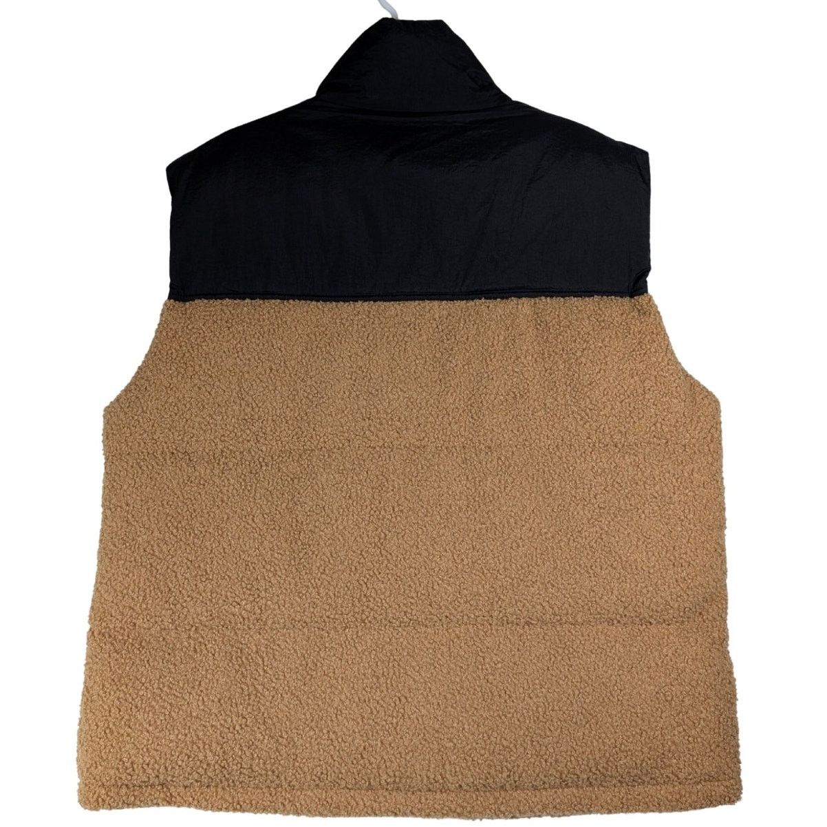 Unknown London Wild Fable Sherpa Puffer Vest Fleece Zip Up Women’s Size L Size L / US 10 / IT 46 - 2 Thumbnail