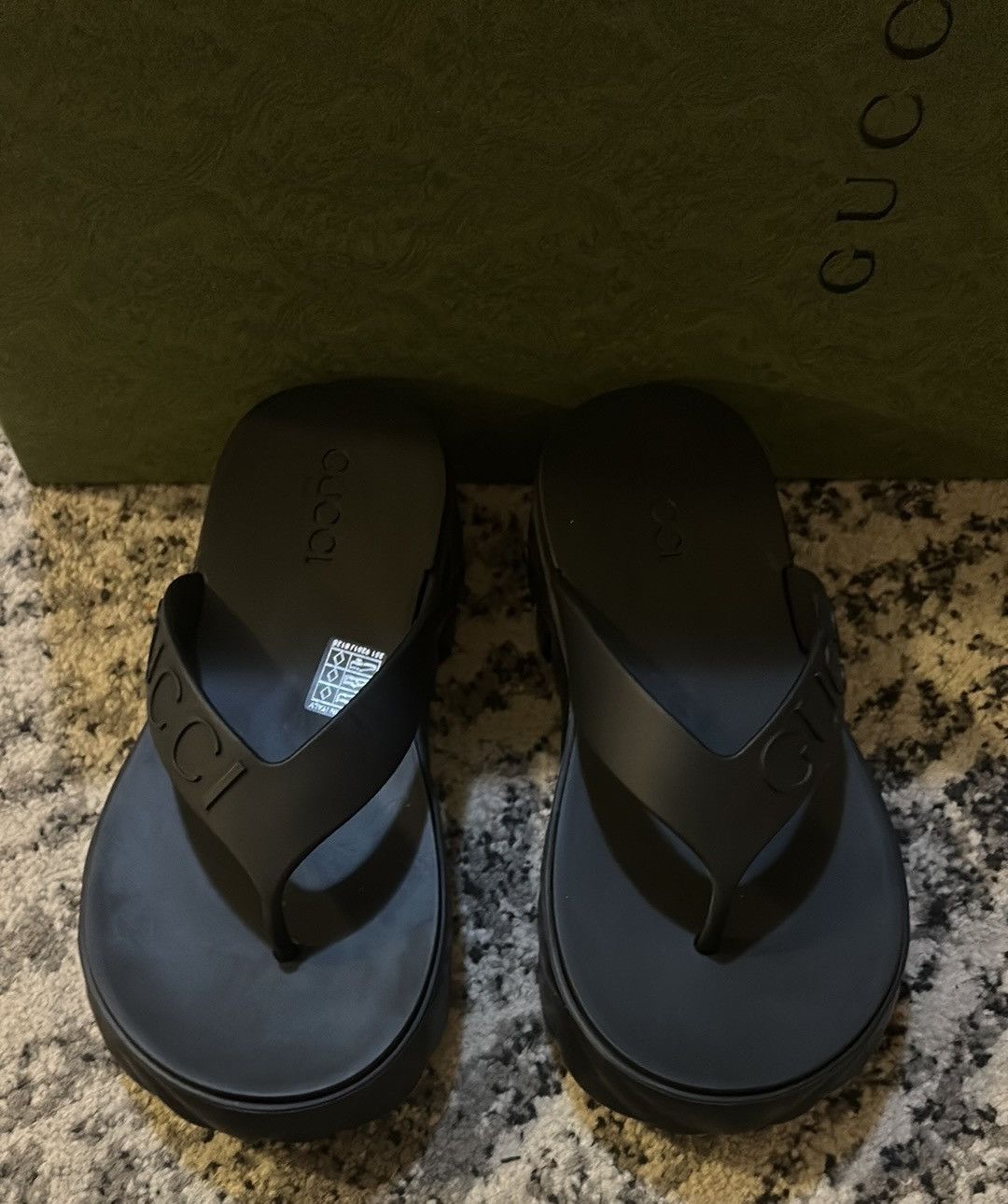 Gucci Gucci Thong Platform Sandal size 37 Size US 7 / IT 37 - 4 Thumbnail