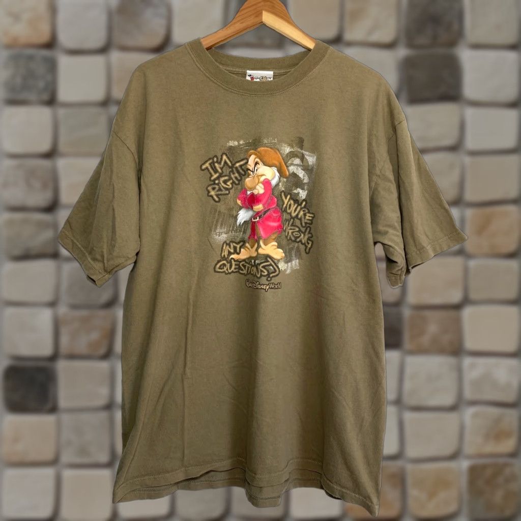 Disney VINTAGE Walt Disney World Grumpy T-Shirt Sz L Size US L / EU 52-54 / 3 - 1 Thumbnail