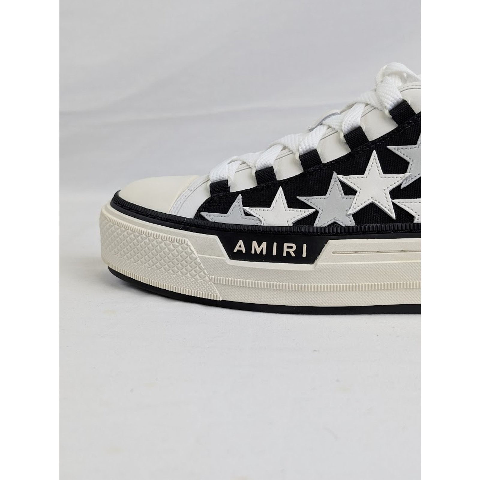 Amiri o1rshd1 Stars Court Low-Top Sneakers in Black Size US 12 / EU 45 - 4 Thumbnail