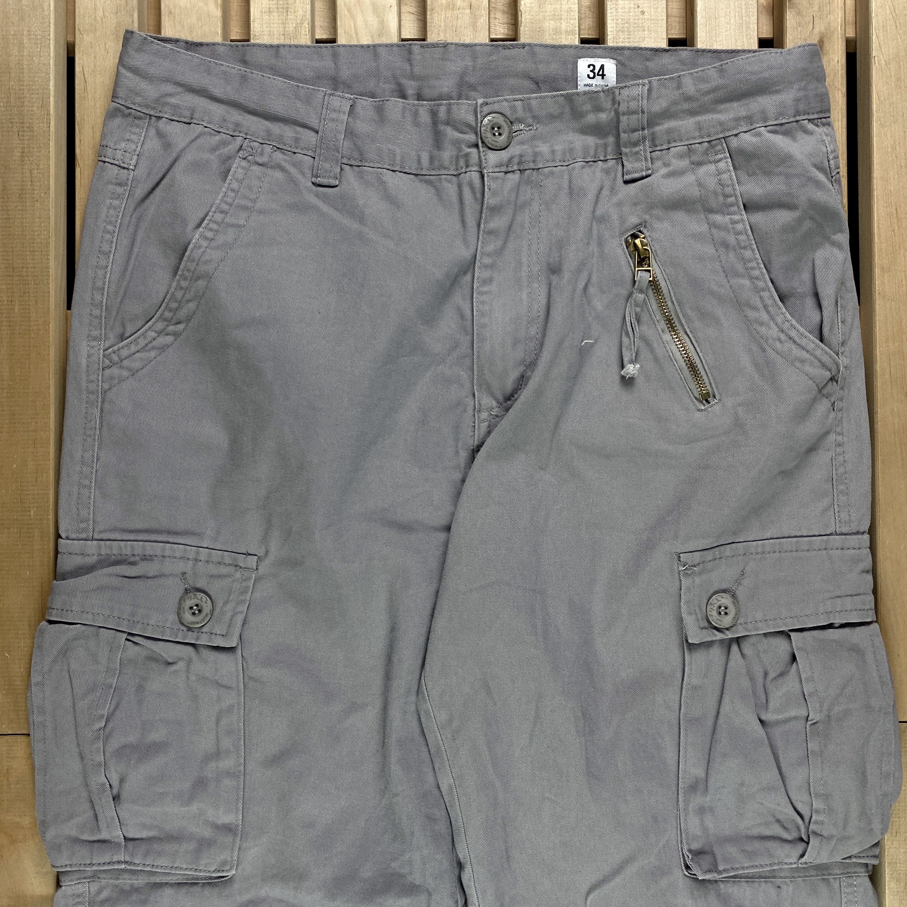 Other Men’s Drill Cargo Pants Many Pockets Size 34 Size US 34 / EU 50 - 2 Thumbnail