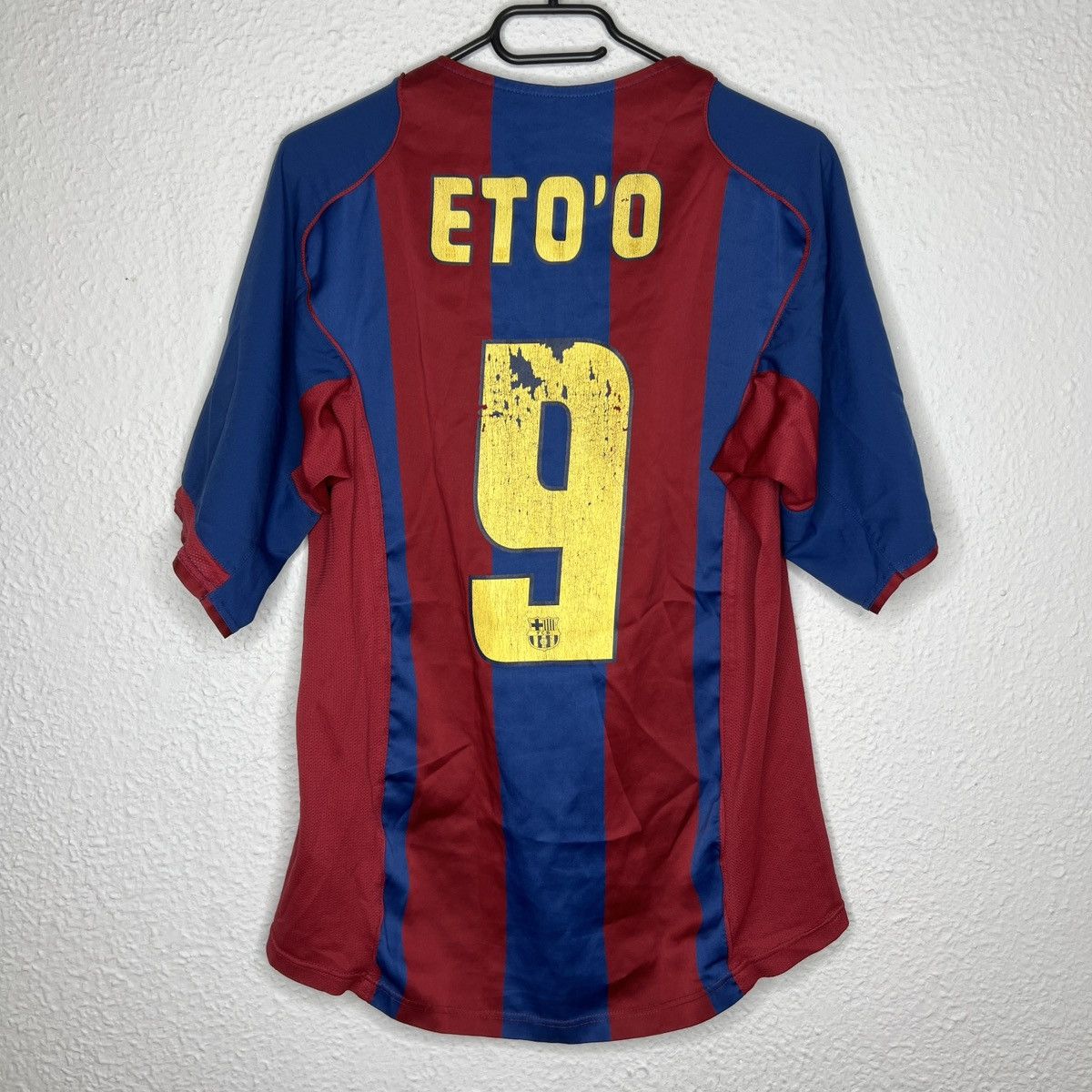 Nike Nike FC Barcelona Samuel Eto Jersey Soccer Tshirt Tee Navy Size US M / EU 48-50 / 2 - 1 Thumbnail