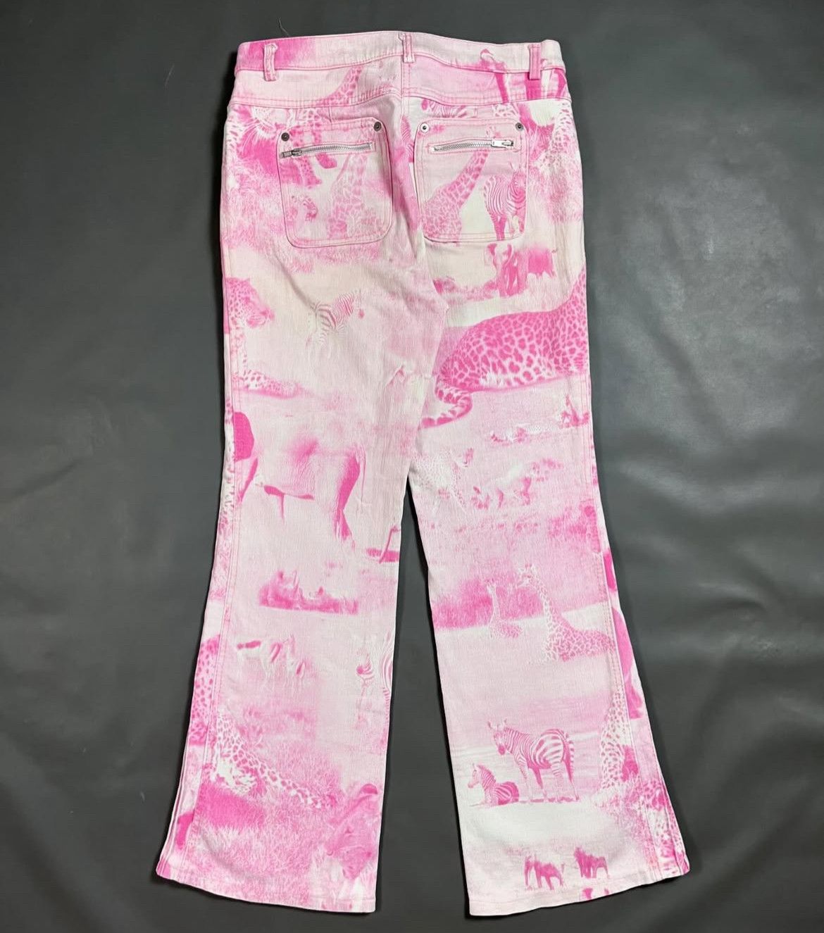 Japanese Brand 2000s Archival Hysteric Animal Printed Flare y2k Lgb Size US 30 / EU 46 - 2 Thumbnail