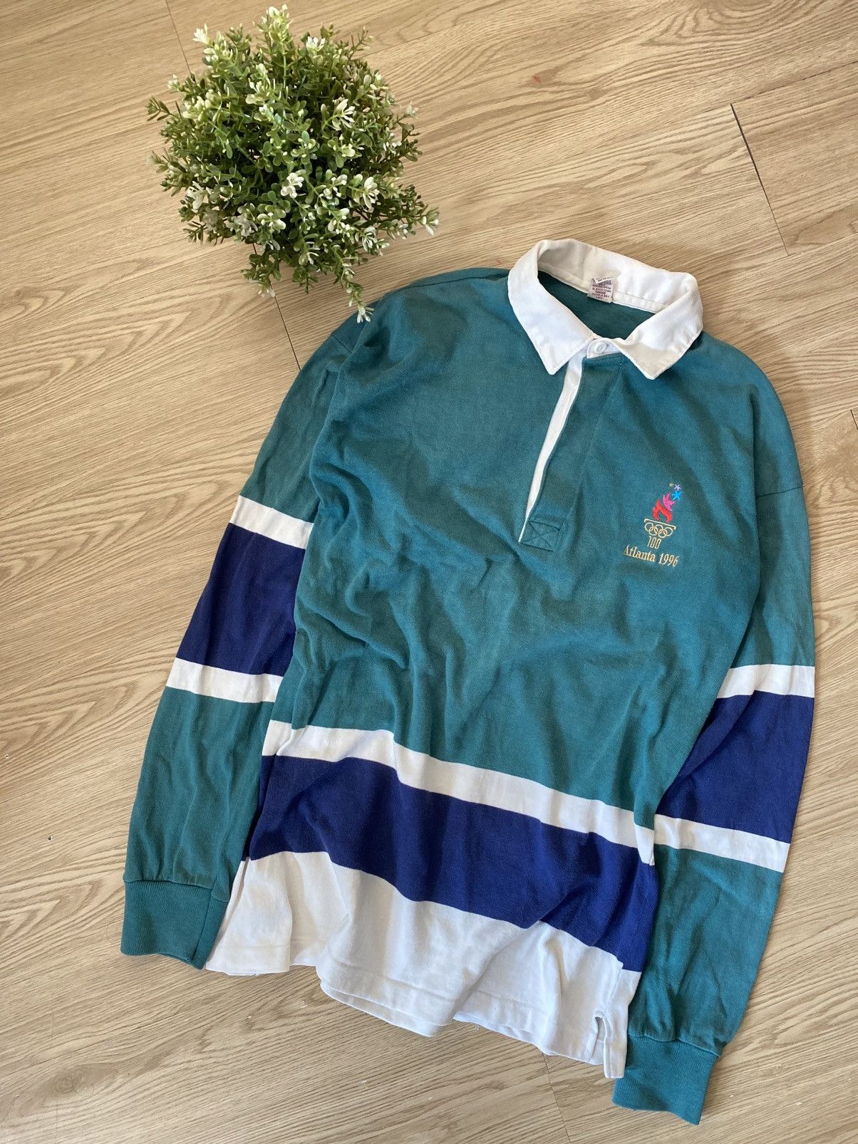 Vintage Vintage Rugby Shirt Atlanta Olympic 1996 Size US S / EU 44-46 / 1 - 1 Thumbnail