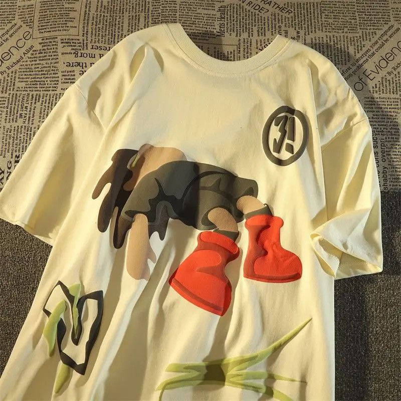 Japanese Brand × Vintage Summer Y2K High Street Casual Short Vintage Sleeve top Size US M / EU 48-50 / 2 - 3 Thumbnail