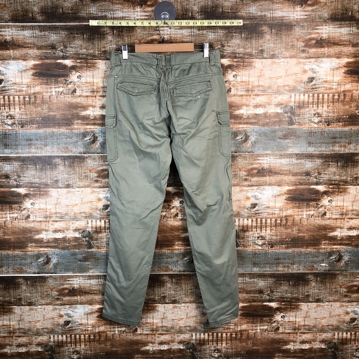 Japanese Brand DL Lepsim Green Cargo Multipocket Pants #C646 Size US 29 - 13 Thumbnail