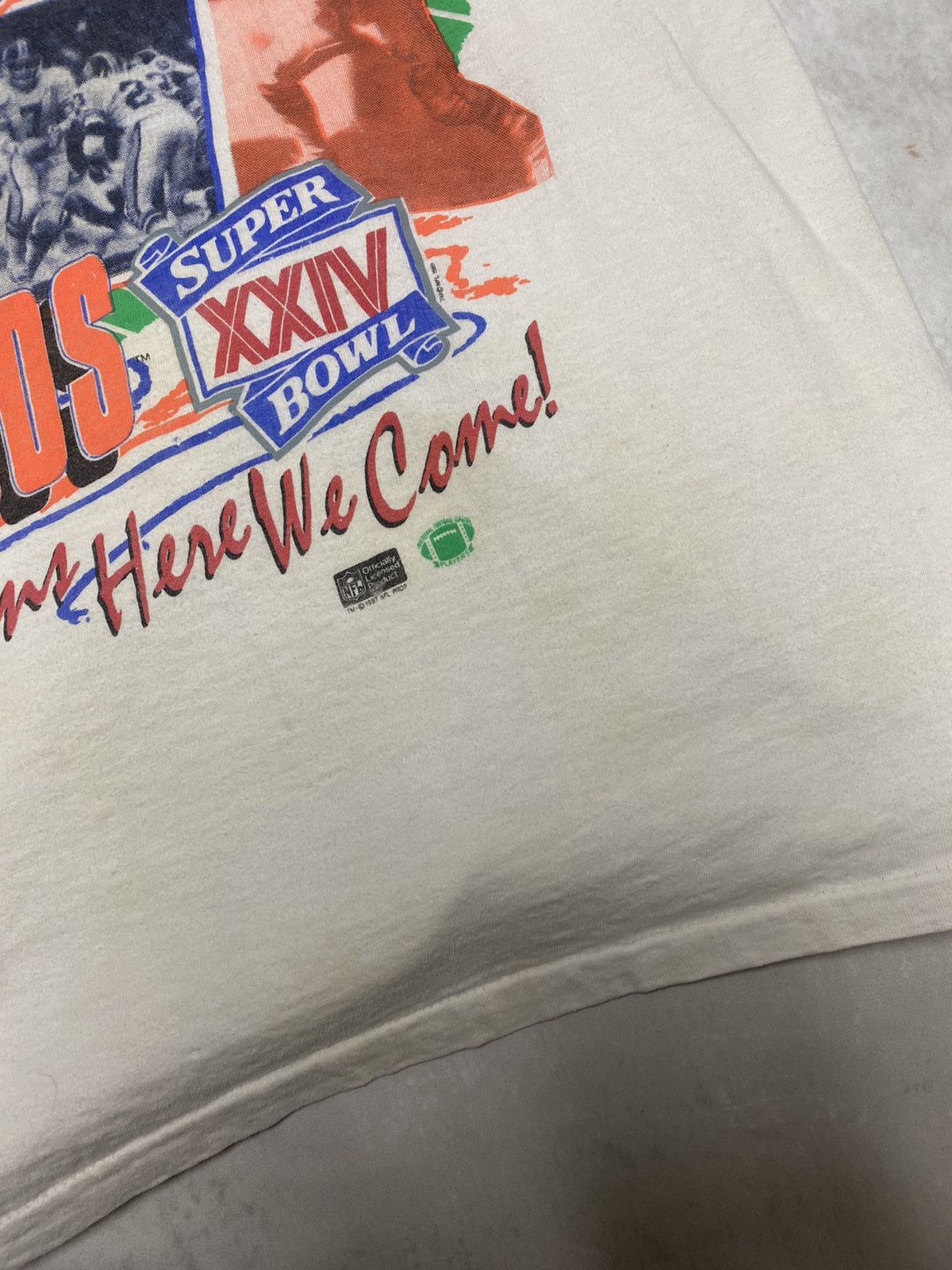 NFL × Salem Sportswear × Vintage Crazy Vintage 80’s NFL Salem Broncos AFC Champs Tee L Size US L / EU 52-54 / 3 - 5 Thumbnail