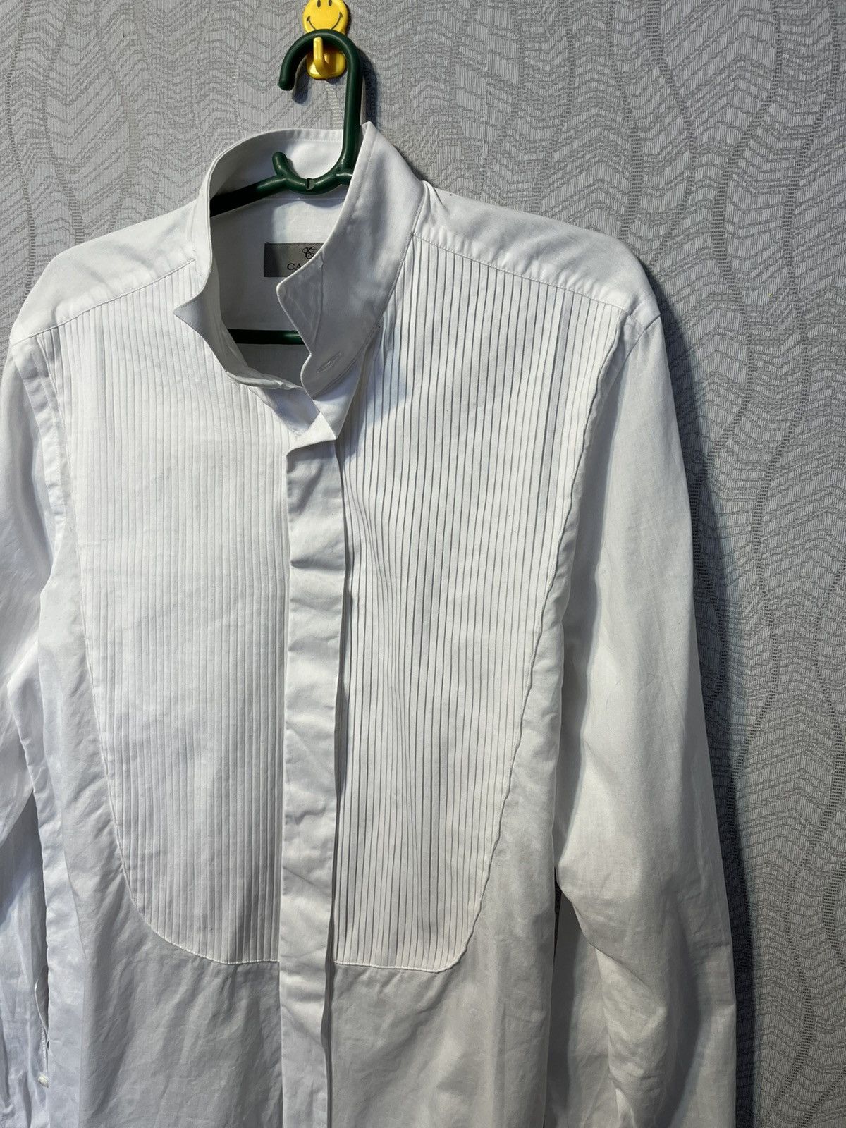 Canali Canali Luxury White Slim Fit Shirt Button Up Made in Italy Size US S / EU 44-46 / 1 - 2 Thumbnail