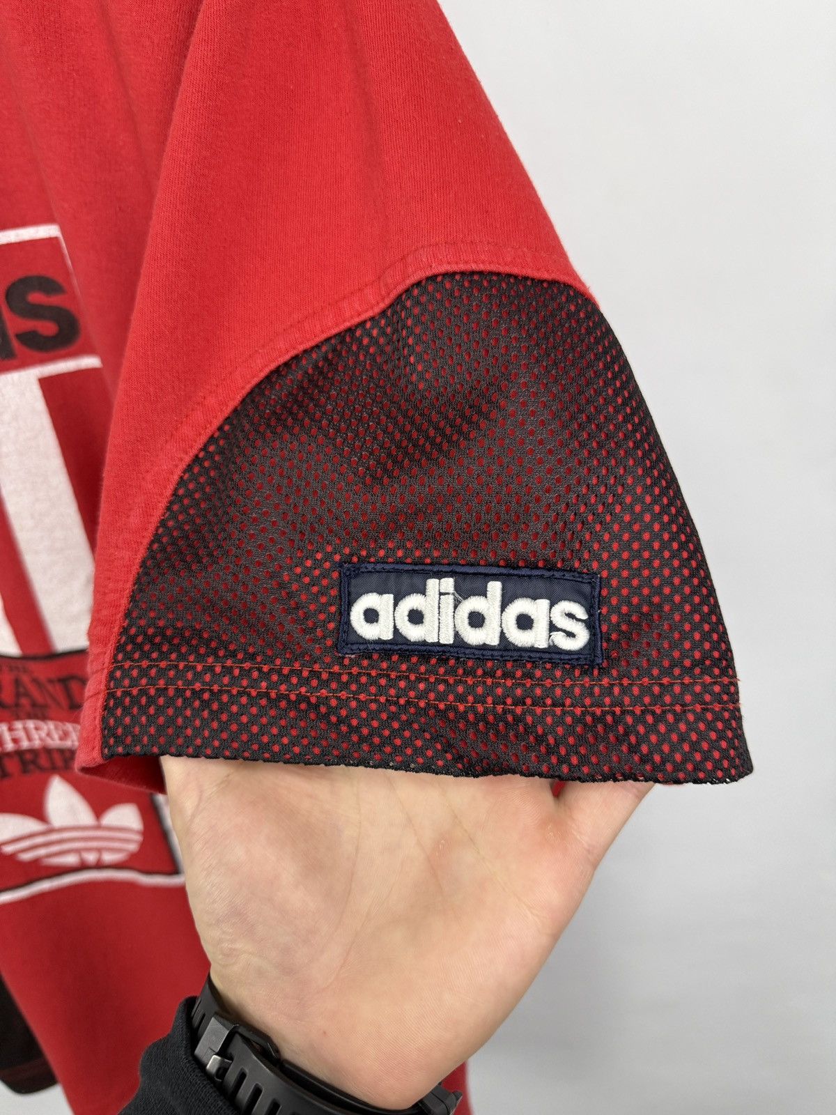 Adidas 🇩🇪 Vintage 80s Adidas Retro T-Shirt Rare Y2K Bundeswehr Size US L / EU 52-54 / 3 - 6 Thumbnail