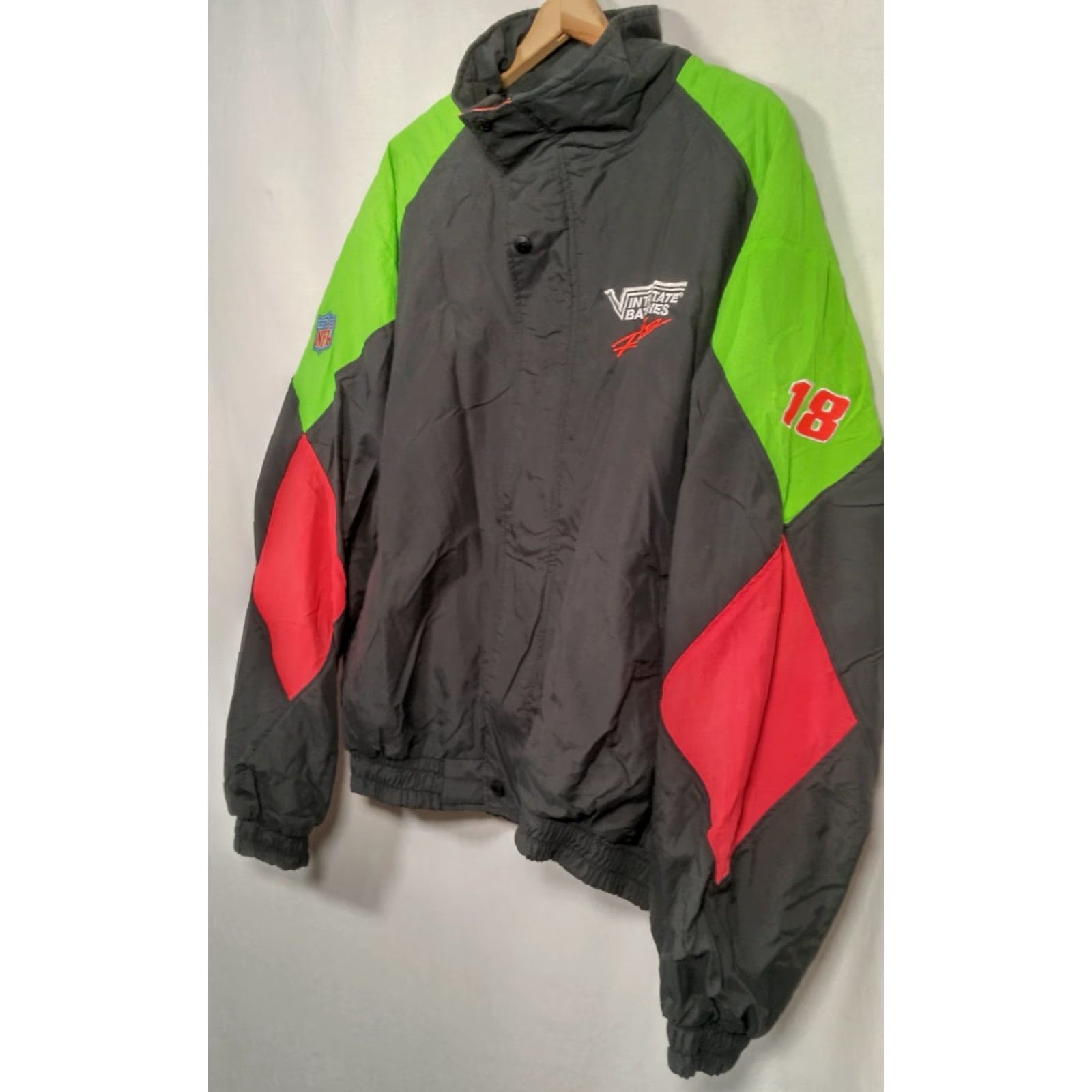 NASCAR VINTAGE NASCAR Joe Gibbs Racing Softshell Jacket XL Men Black Geometric Racing USA2020s Size US XL / EU 56 / 4 - 2 Thumbnail