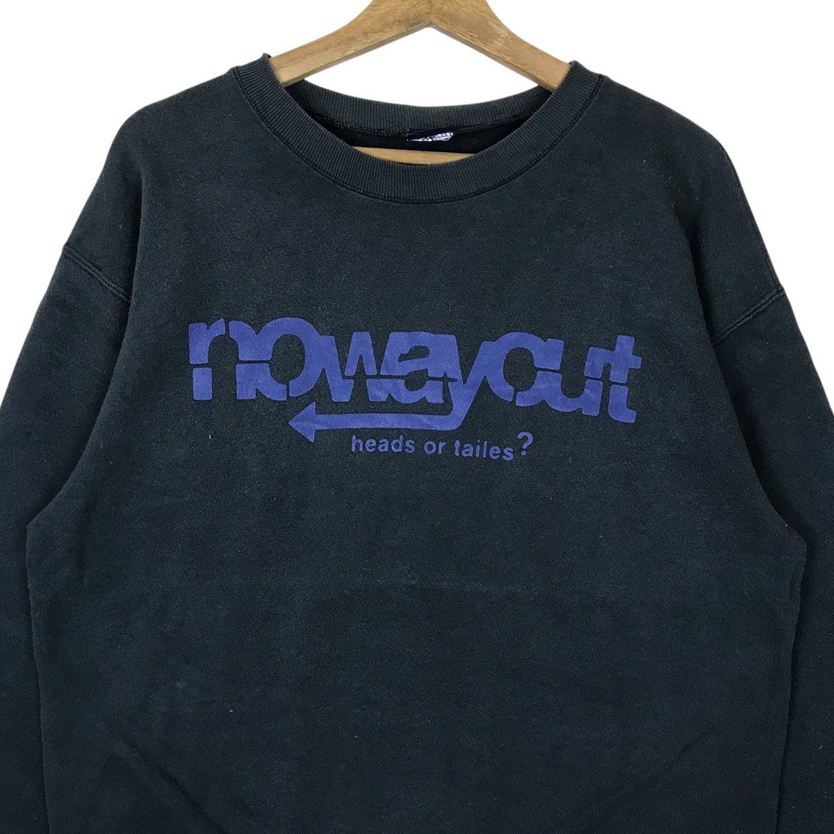 Vintage Vintage Right-On NoWayOut Pullover Jumper Sweatshirt Size US L / EU 52-54 / 3 - 2 Thumbnail