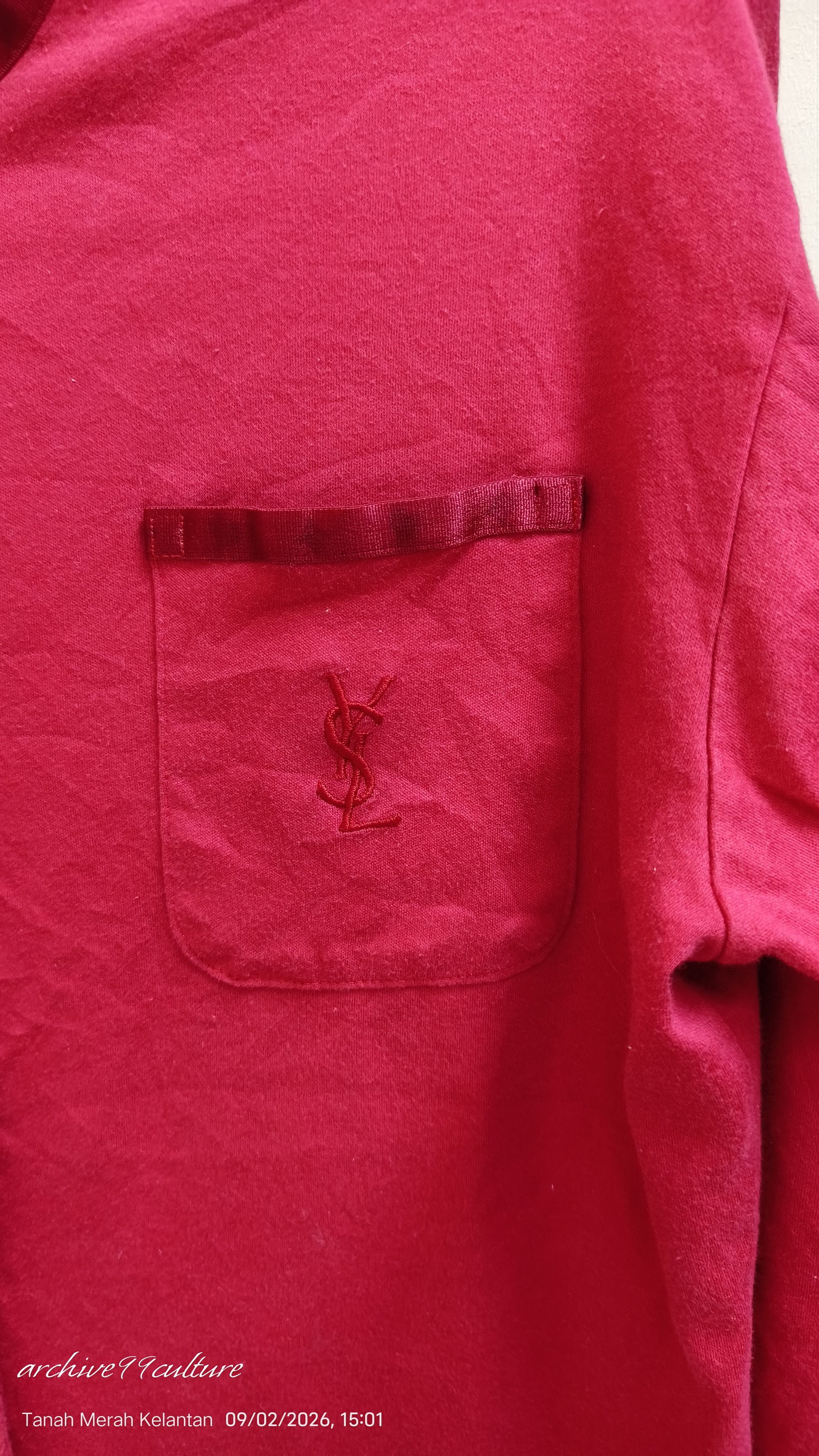Yves Saint Laurent Vintage Yves Saint Laurent Embroidered Logo Cardigan Japan Size M / US 6-8 / IT 42-44 - 3 Thumbnail