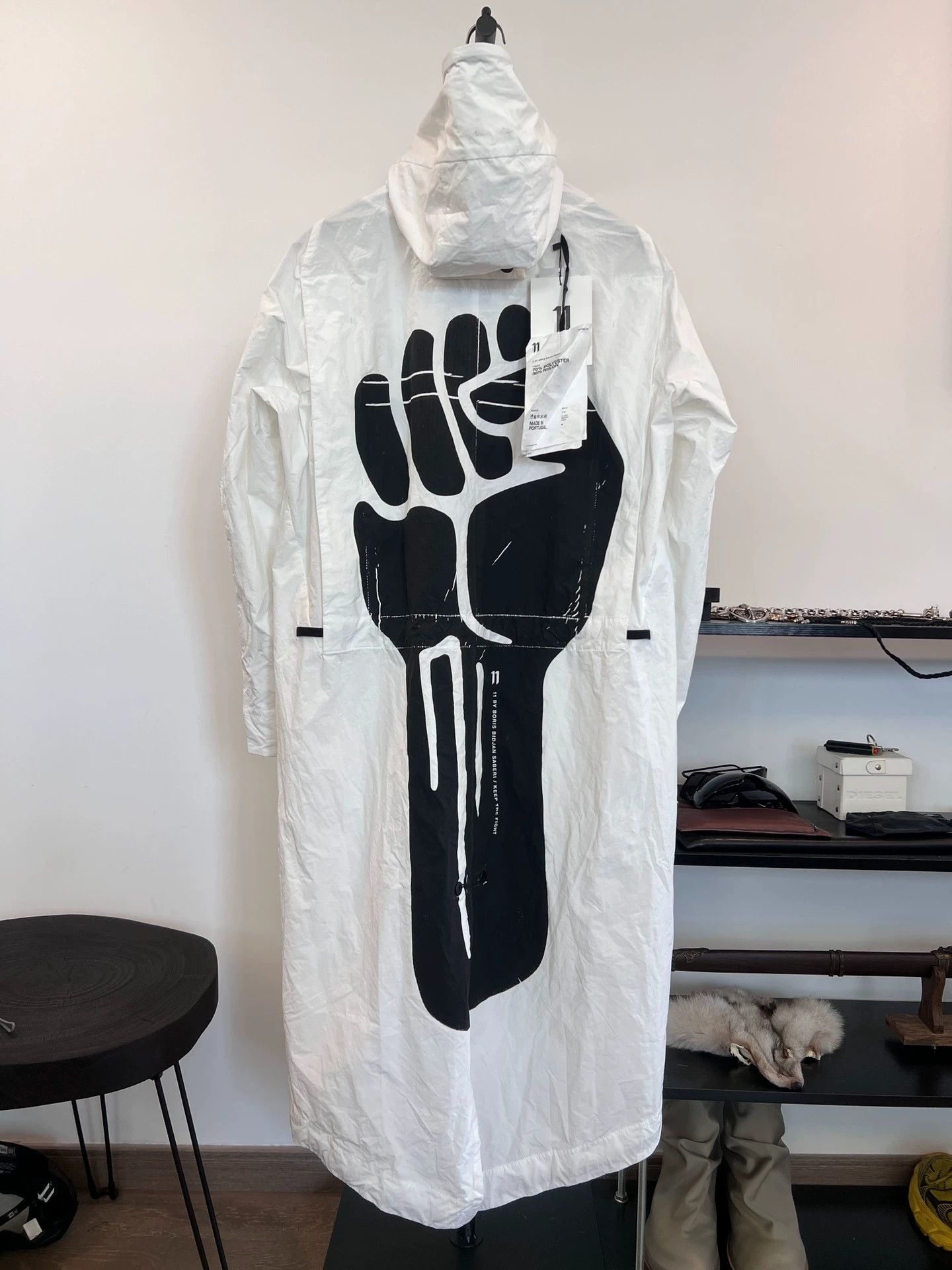 Boris Bidjan Saberi BBS 11by bbs mid fist print parka M new w/ tags Size US M / EU 48-50 / 2 - 1 Thumbnail