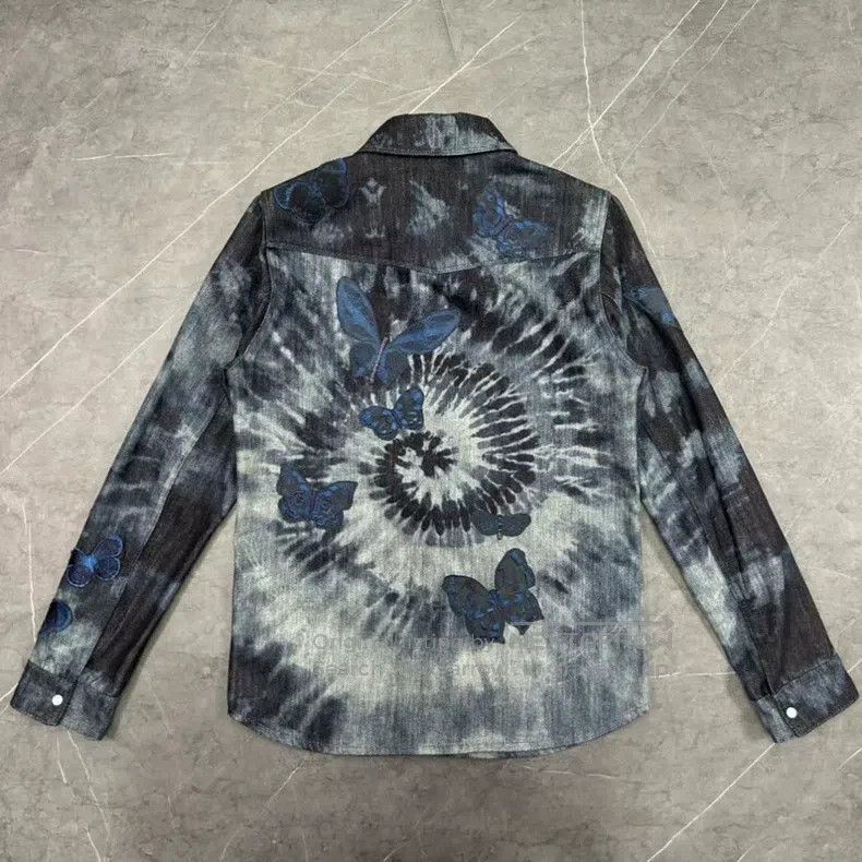 Valentino Valentino Butterfly tie-dye denim jacket Size US S / EU 44-46 / 1 - 2 Thumbnail