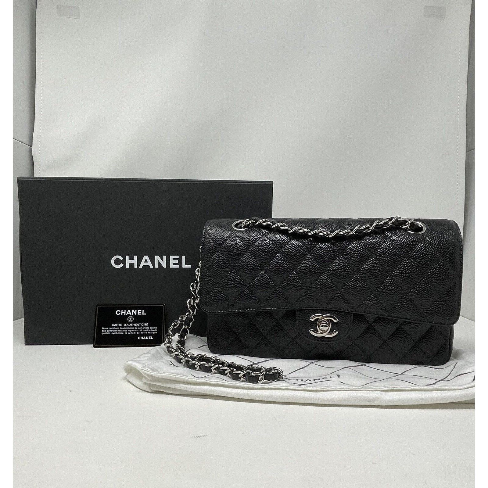 Chanel Chanel Classic Double Flap Medium Caviar SHW UNUSED Size ONE SIZE - 2 Thumbnail
