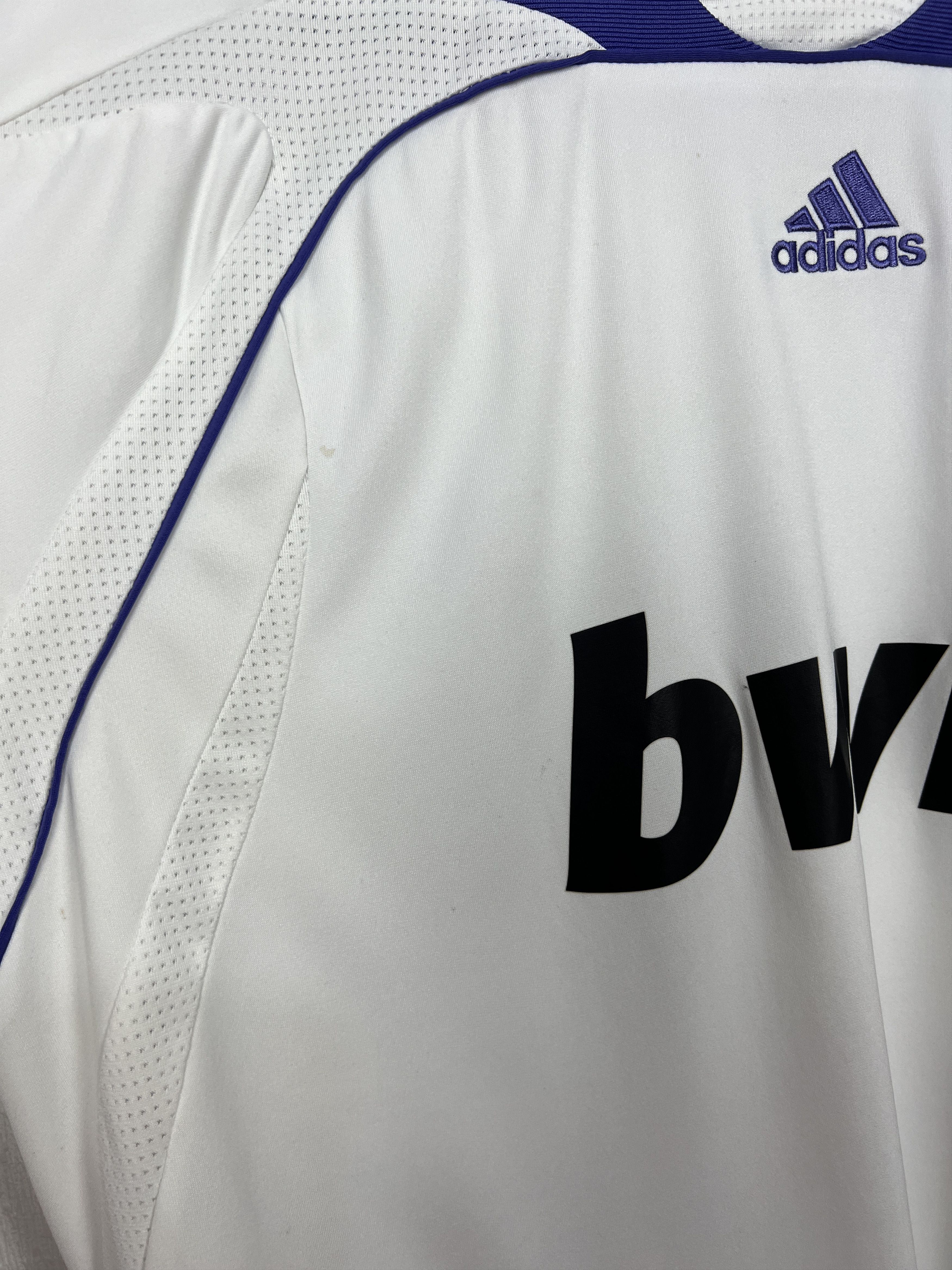 Adidas Real Madrid Home football shirt 2007 Soccer Adidas Size US XL / EU 56 / 4 - 5 Thumbnail
