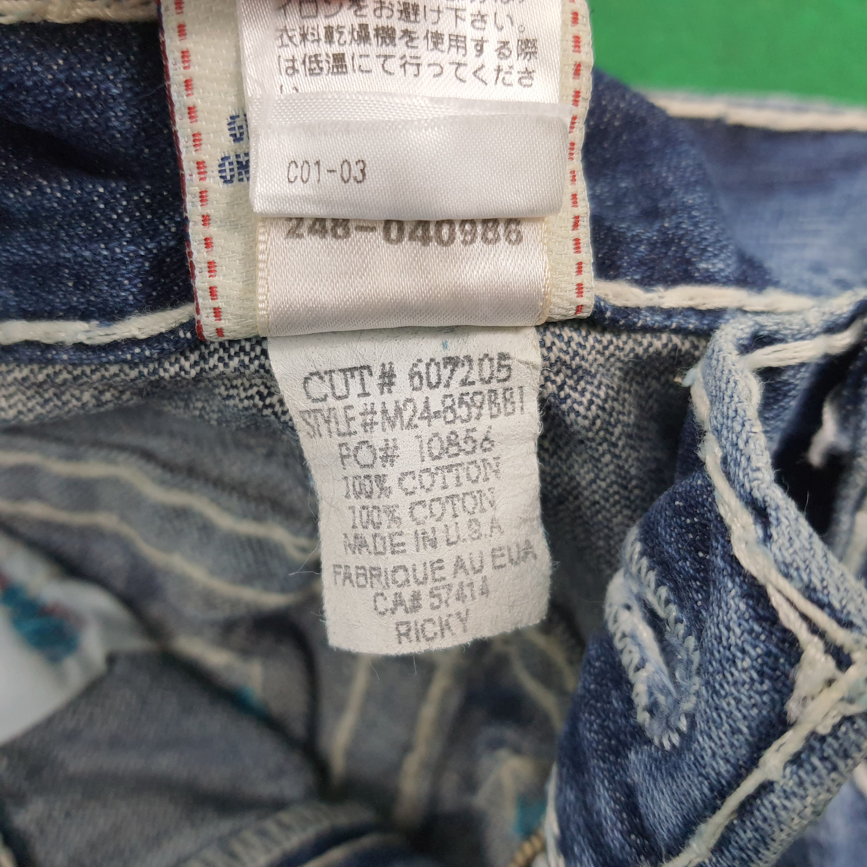 True Religion Vintage True Religion Ricky Super T Jeans C297N10 Size US 31 - 10 Thumbnail