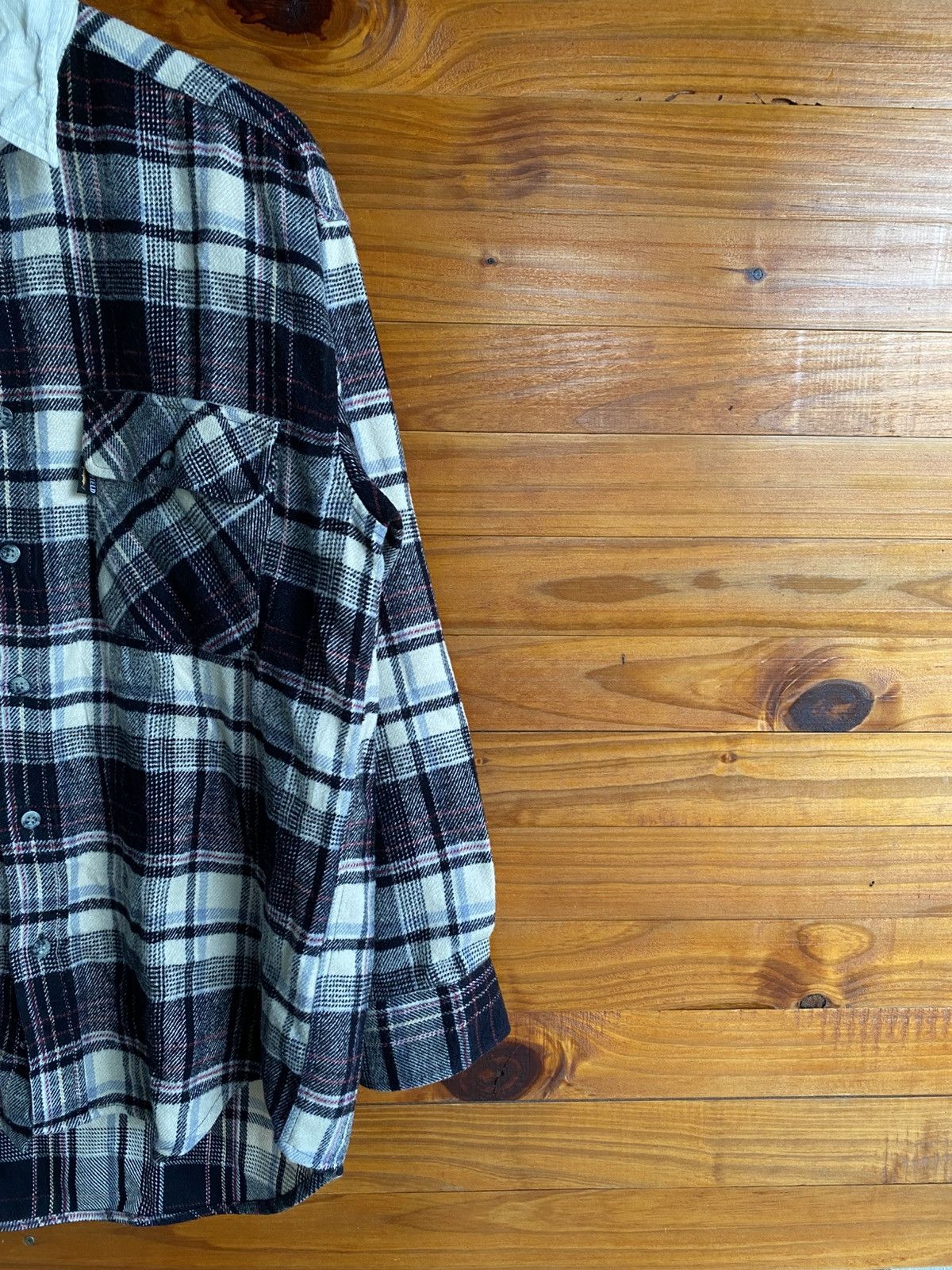 Vintage Vintage Big Field Heavy Flannel Shirt – Corduroy Collar Size US L / EU 52-54 / 3 - 7 Thumbnail
