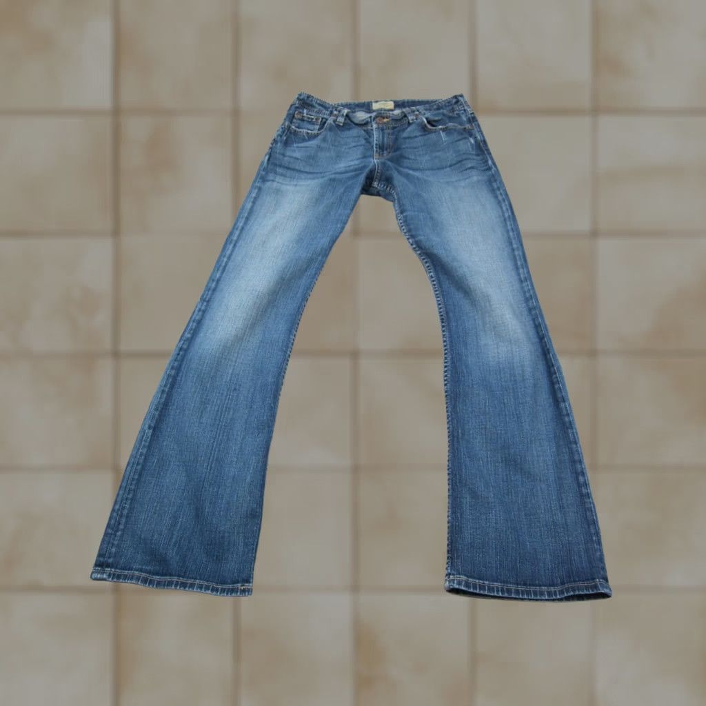 Vintage Buckle BKE Jeans Mens 30 x 33.5 Blue Denim Stretch Straight Leg Medium Wash 90s Retro Size US 30 / EU 46 - 1 Thumbnail
