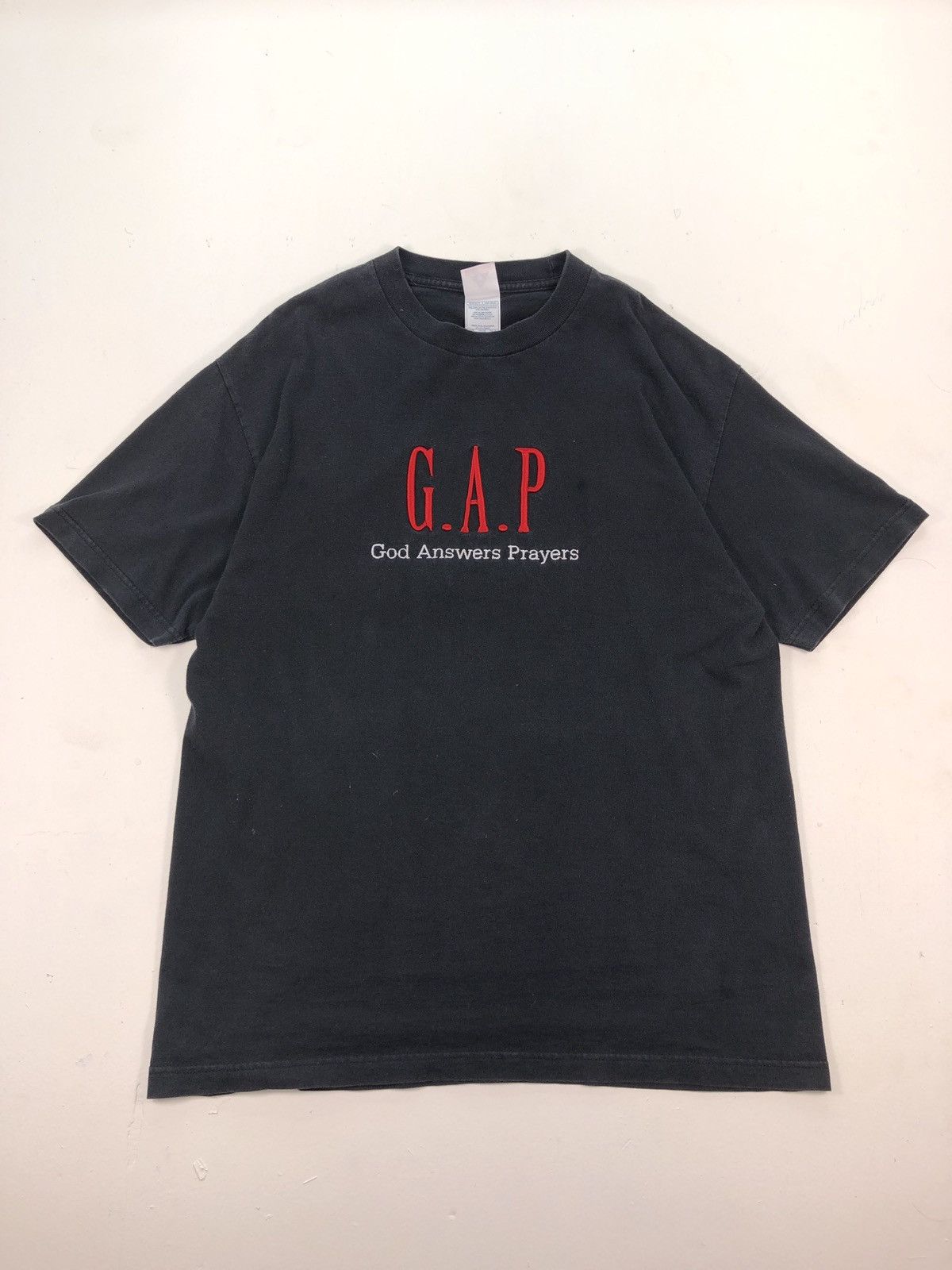 Vintage Vintage Gap (GOD ANSWER PRAYER) Size US L / EU 52-54 / 3 - 1 Thumbnail