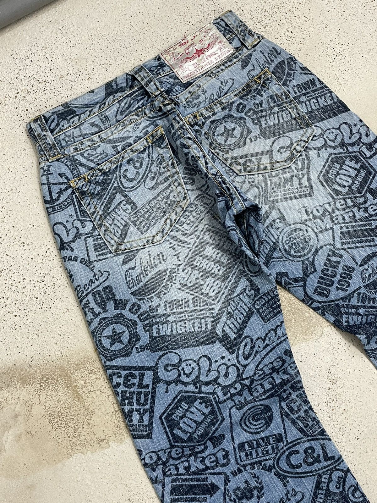 Hysteric Glamour Co Lu Full Printed Denim Hysteric Japanese Fashion Denim Size US 26 / EU 42 - 13 Thumbnail