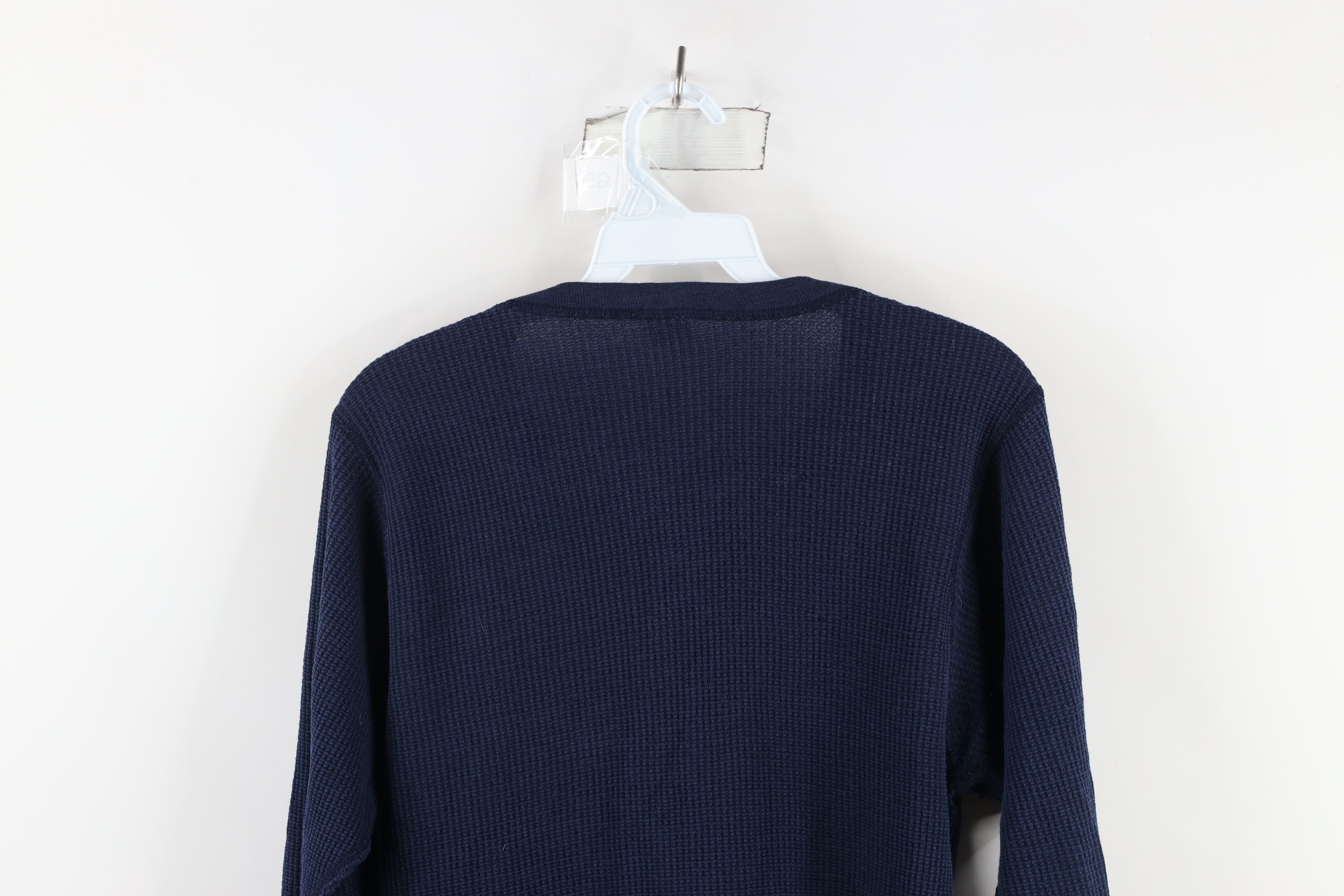 Vintage Vintage 70s Streetwear Waffle Knit Henley T-Shirt USA Size US XL / EU 56 / 4 - 13 Thumbnail