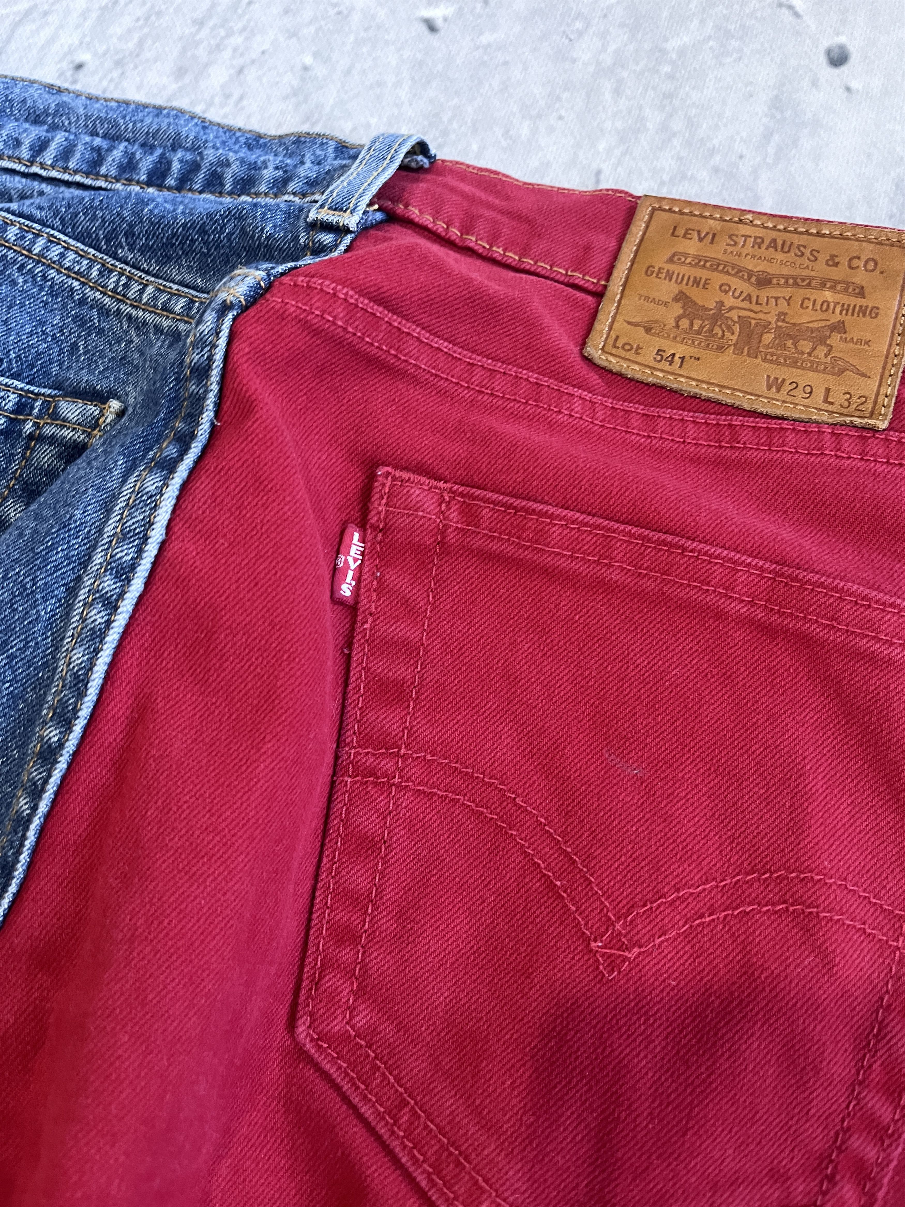 Levi's LEVI'S 541 ATHLETIC TAPER COLORBLOCK STRAIGHT DENIM PANTS Size US 29 - 8 Thumbnail