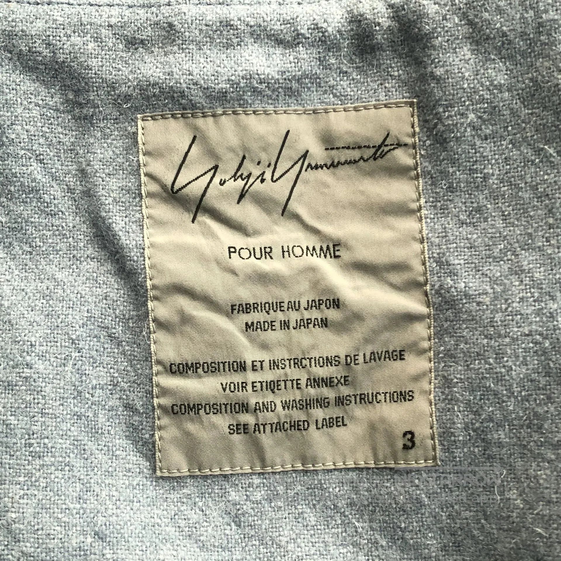 Yohji Yamamoto Yohji Yamamoto Fish Tail Coat in Misty Blue. Size US M / EU 48-50 / 2 - 4 Thumbnail