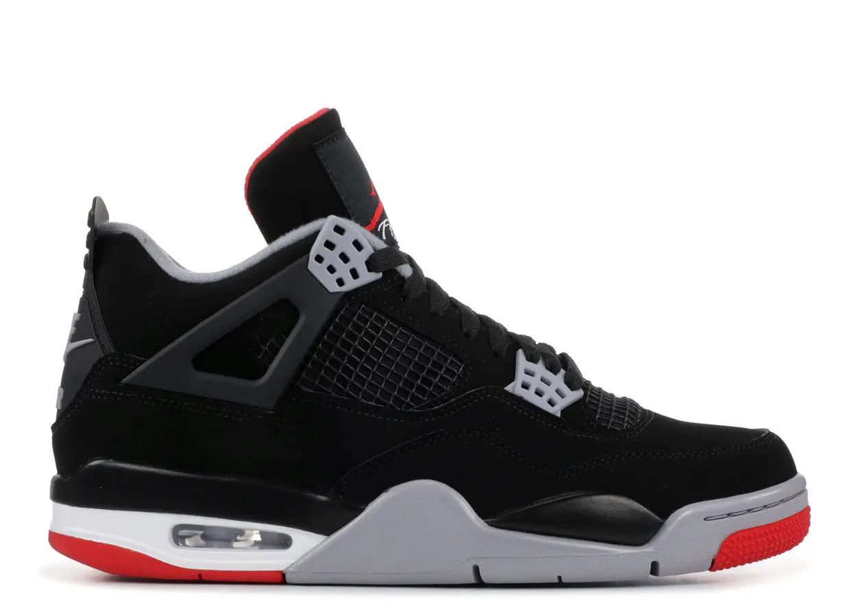Jordan Brand Nike Air Jordan 4 Bred 2019 Size 8 Size US 8 / EU 41 - 1 Thumbnail