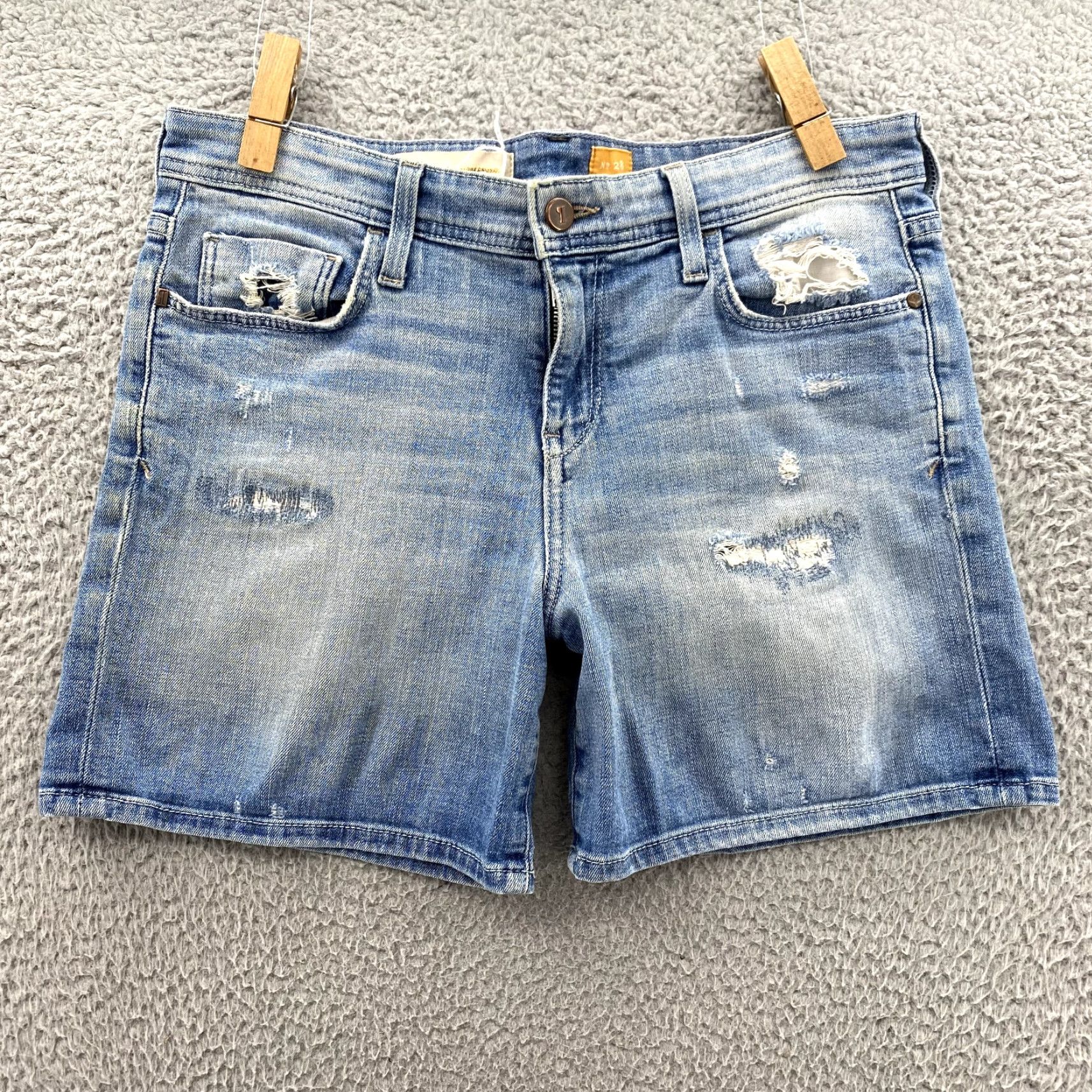 Anthropologie Anthropologie Pilcro Hyphen Jean Shorts Women's 32" Jorts Boho 90's Classic Y2k Size 28" / US 6 / IT 42 - 2 Thumbnail